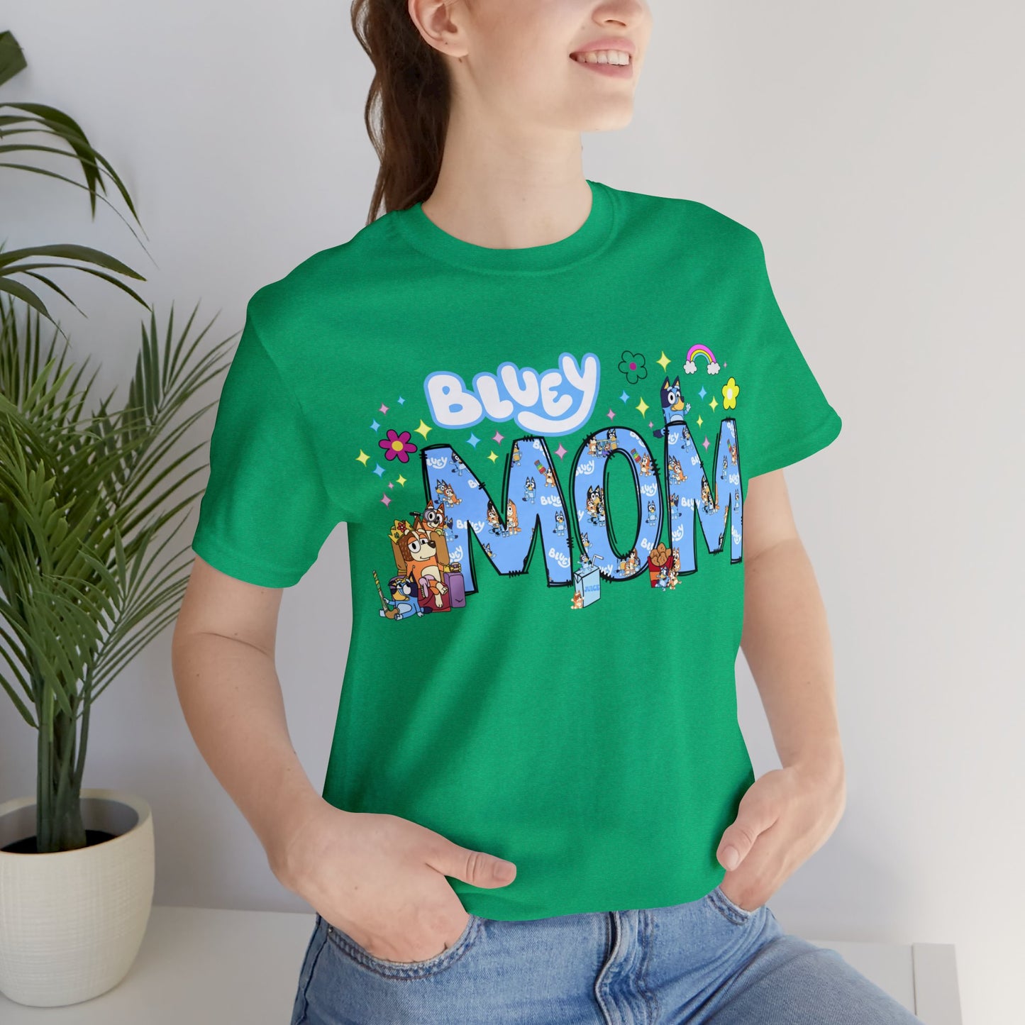 BLUEY MOM AFFIRMATIONS short sleeve tshirt