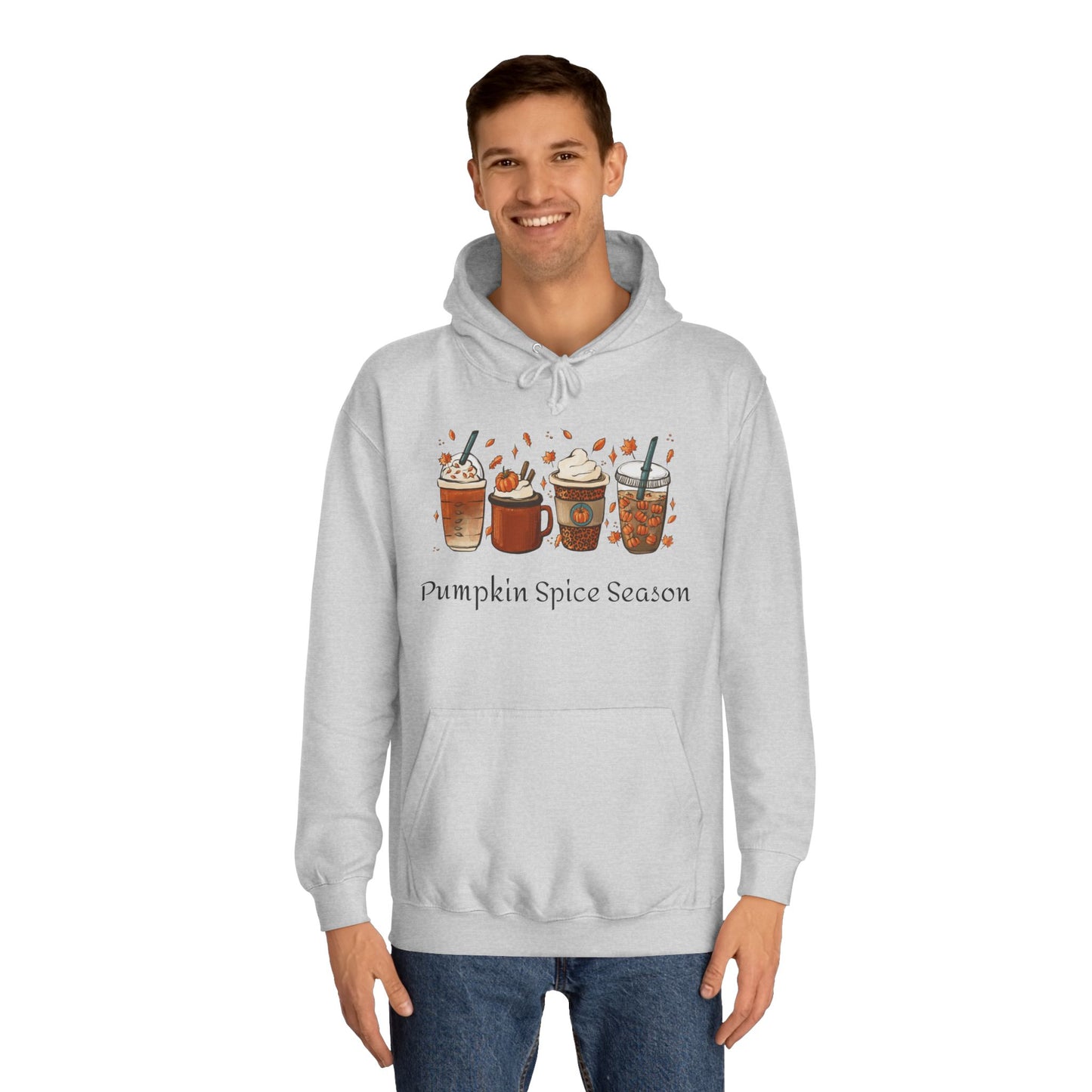Pumpkin Spice Season College Hoodie