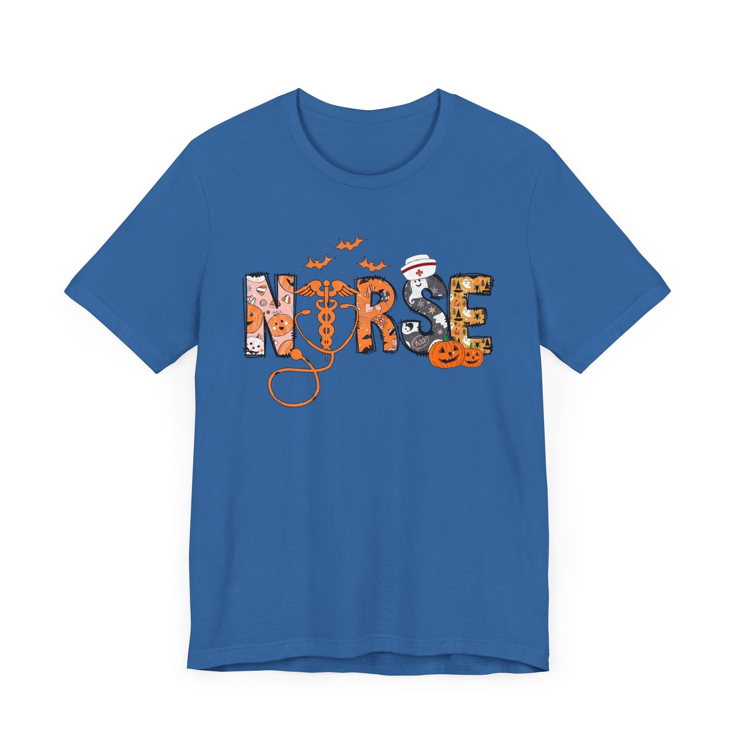 Nurse Halloween Jersey Short Sleeve Tee