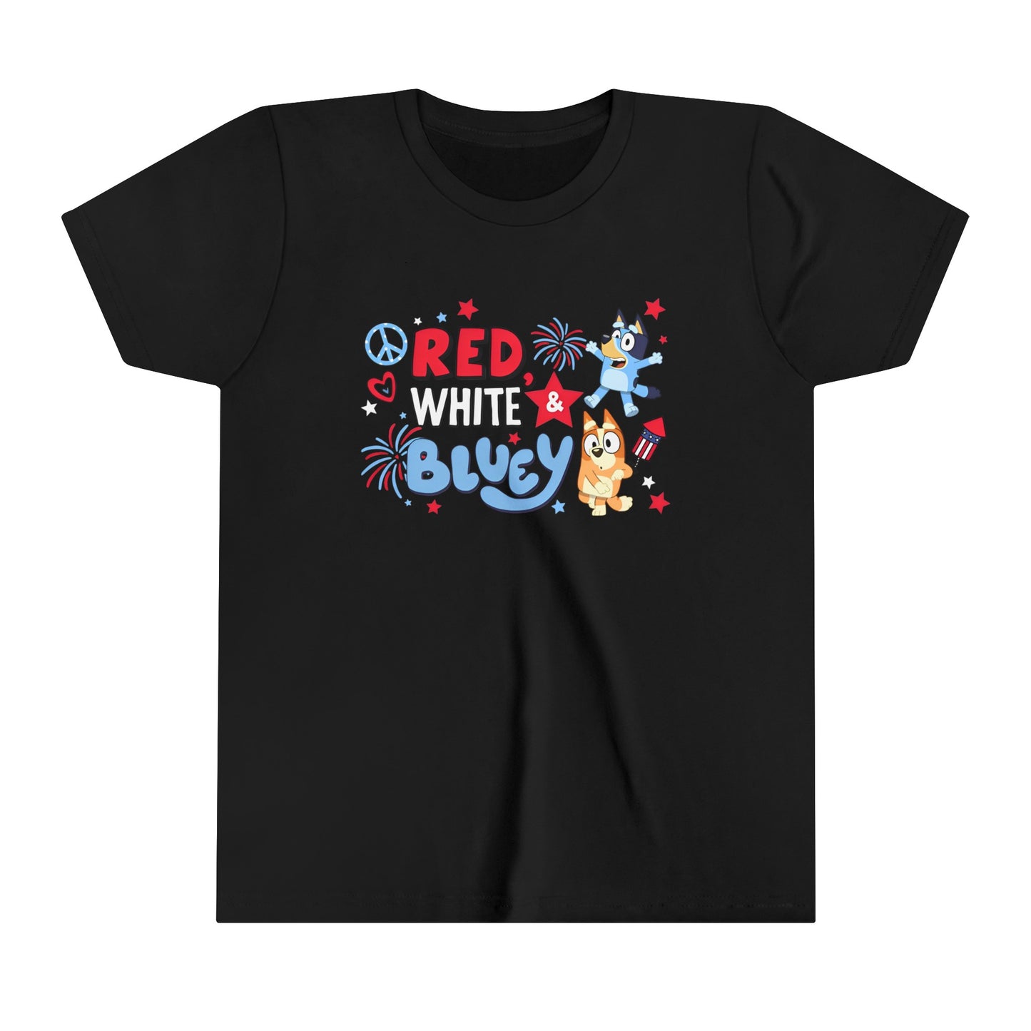 Red, White & Bluey Youth Short Sleeve Tee