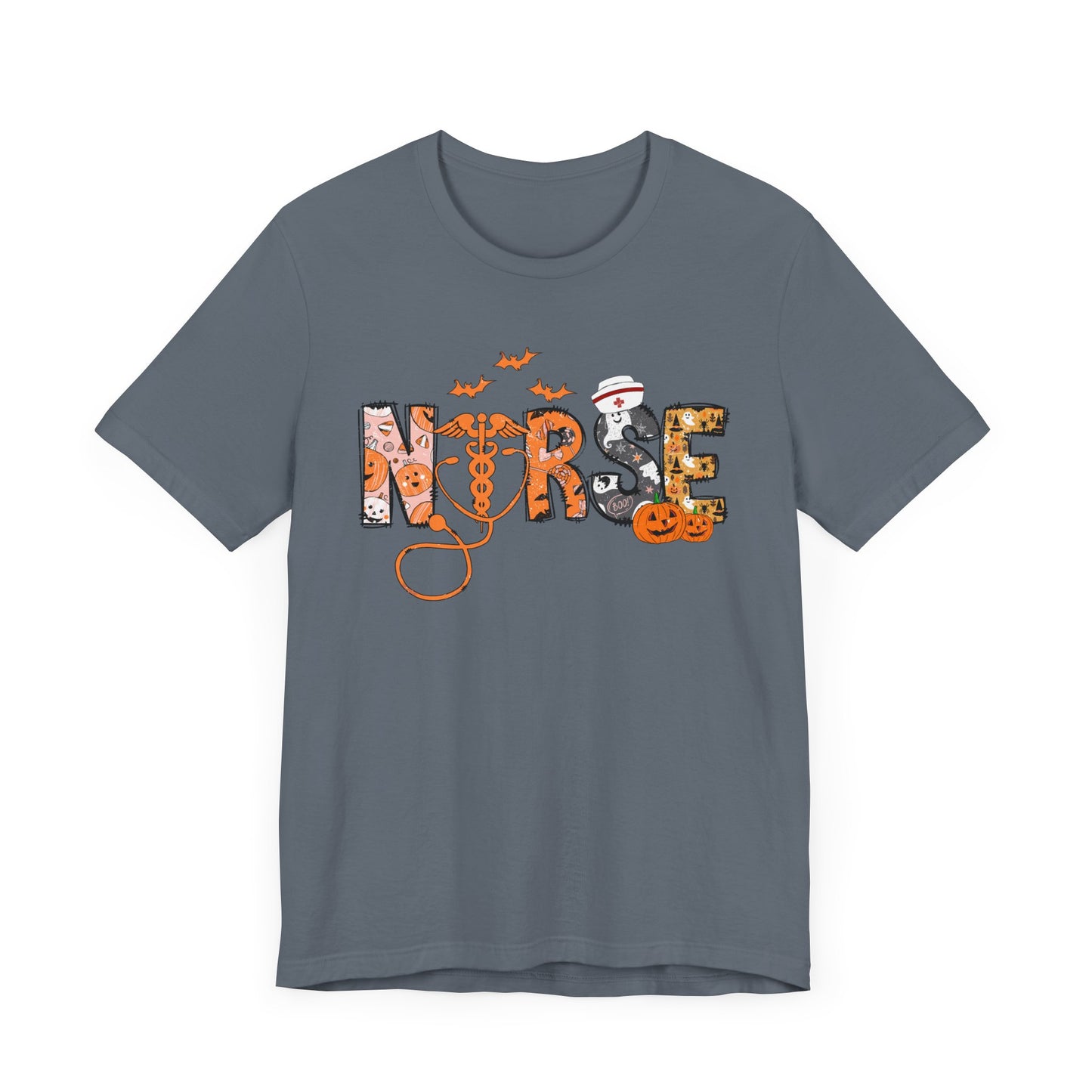 Nurse Halloween Jersey Short Sleeve Tee
