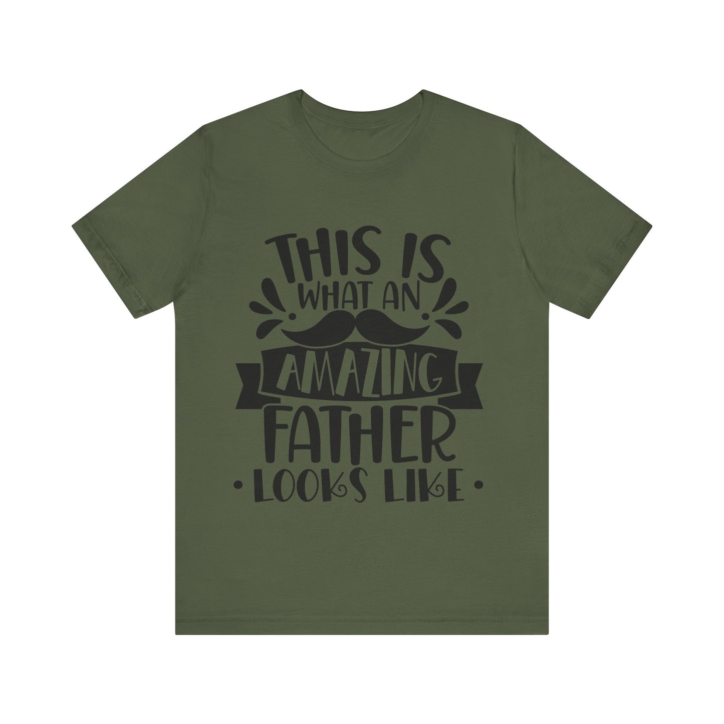 This is What an Amazing Father Looks Like Jersey Short Sleeve Tee
