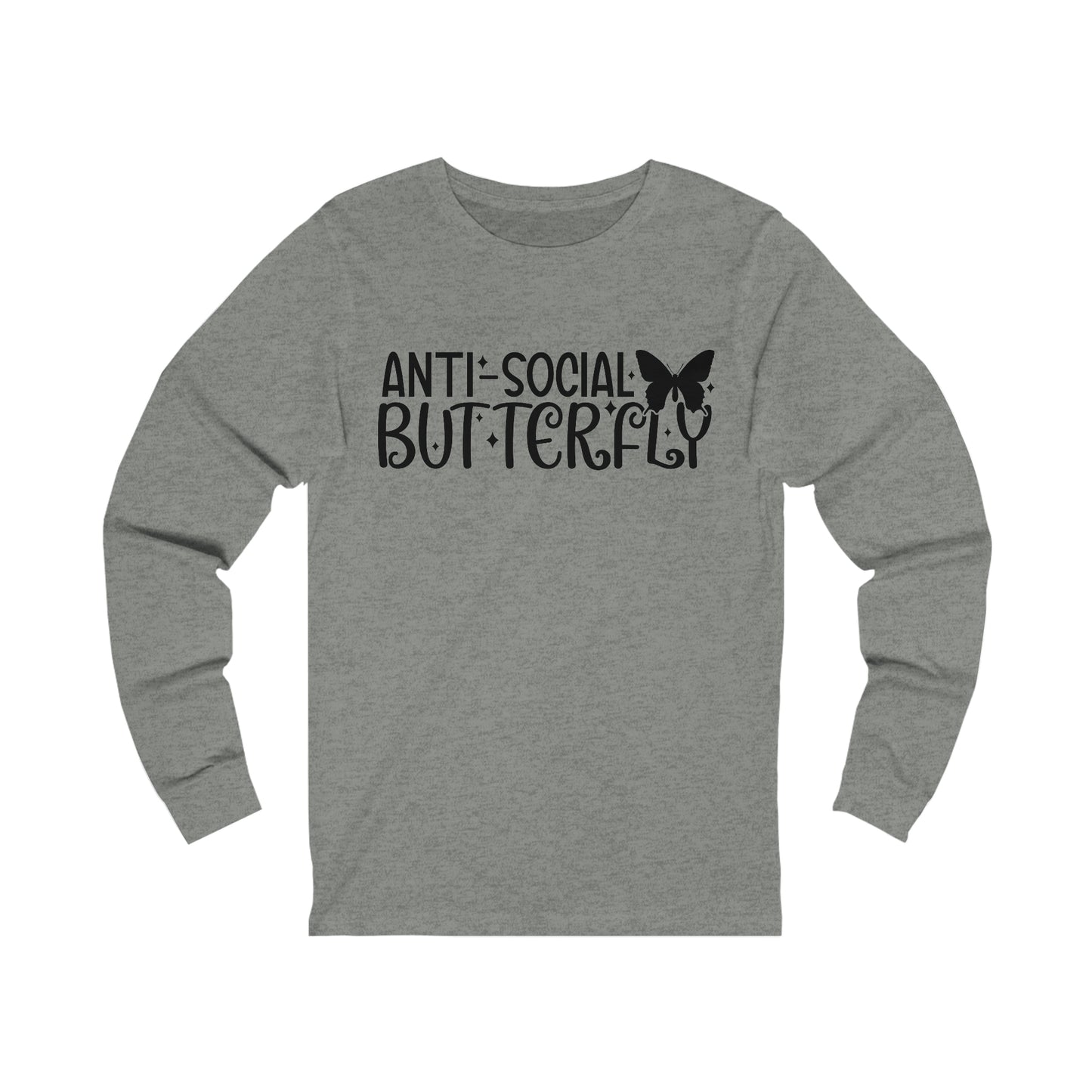Anti-Social Butterfly Long Sleeve Tee