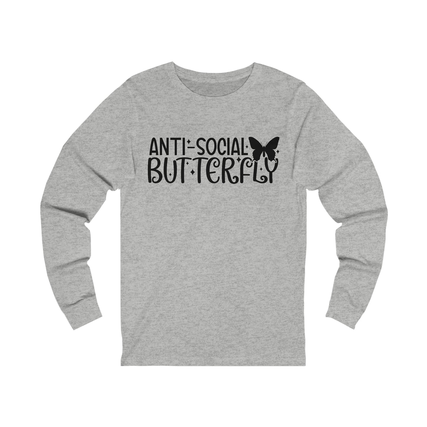 Anti-Social Butterfly Long Sleeve Tee