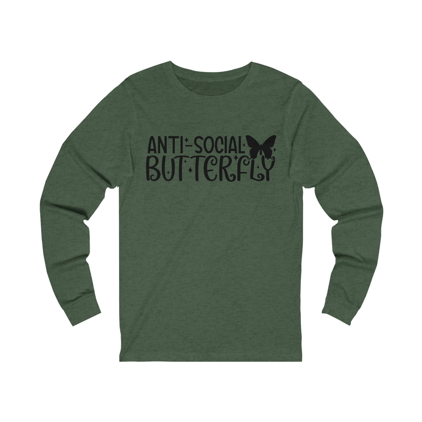 Anti-Social Butterfly Long Sleeve Tee
