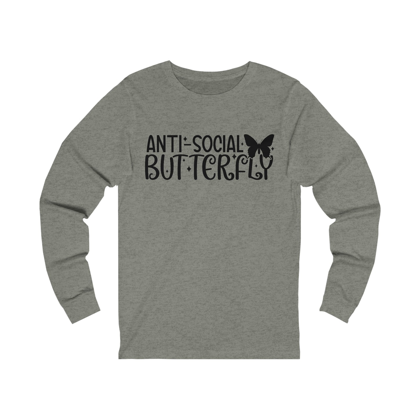 Anti-Social Butterfly Long Sleeve Tee