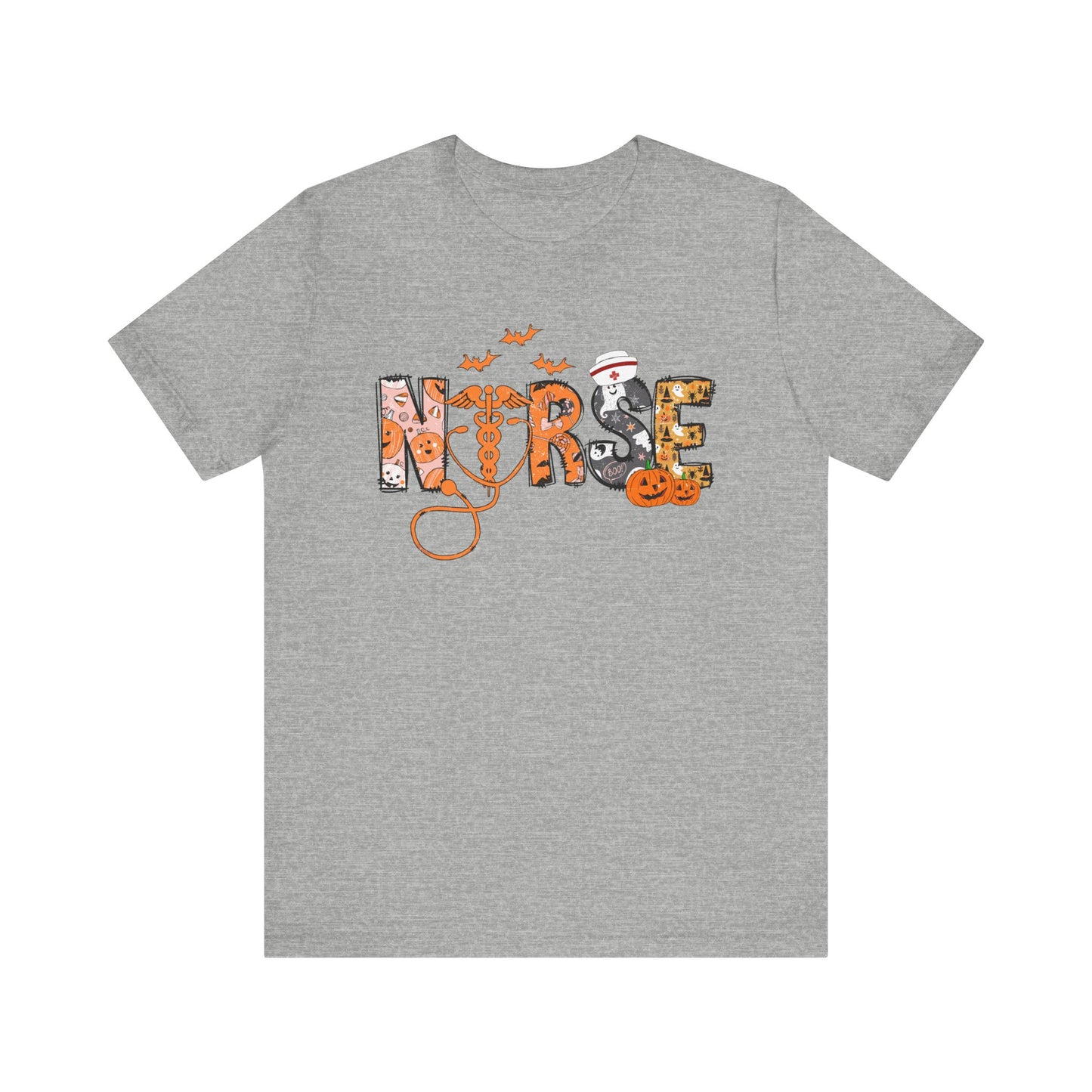 Nurse Halloween Jersey Short Sleeve Tee