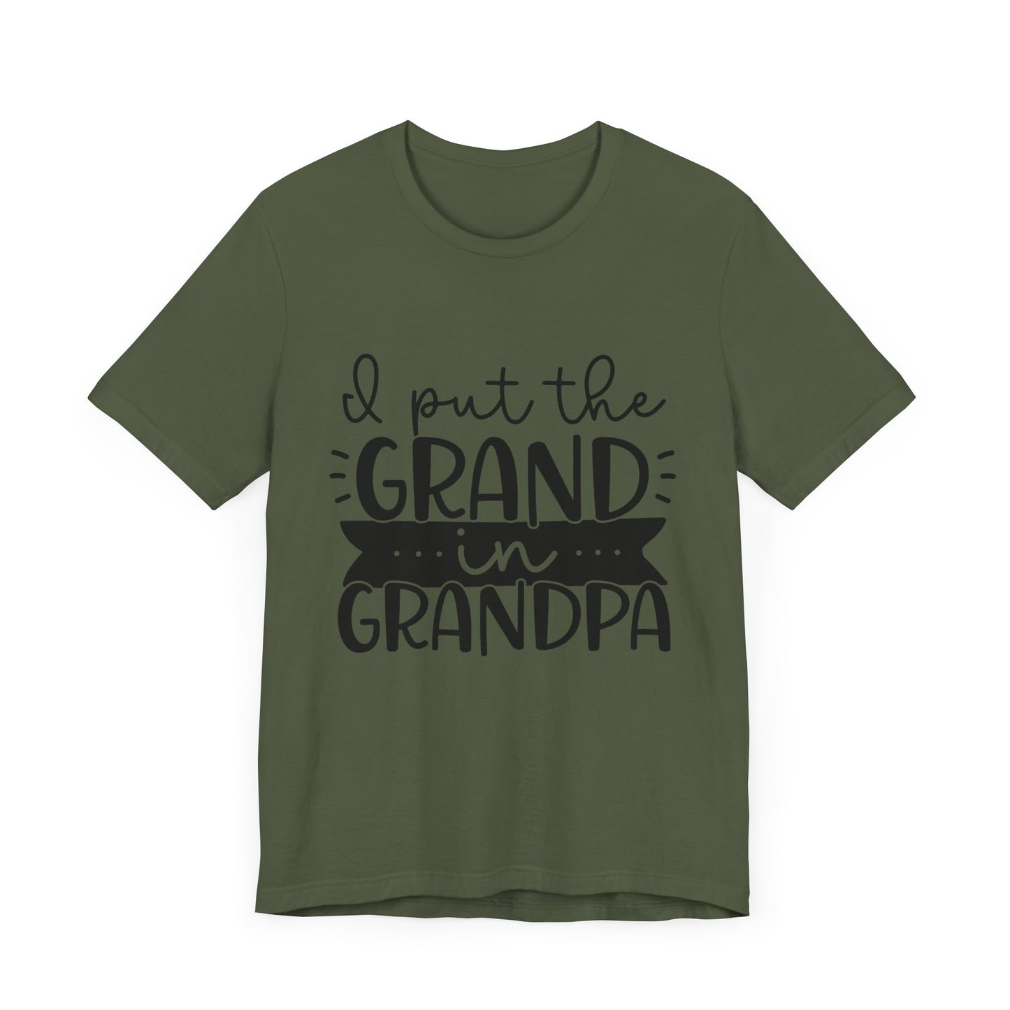I Put the Grand in Grandpa Jersey Short Sleeve Tee