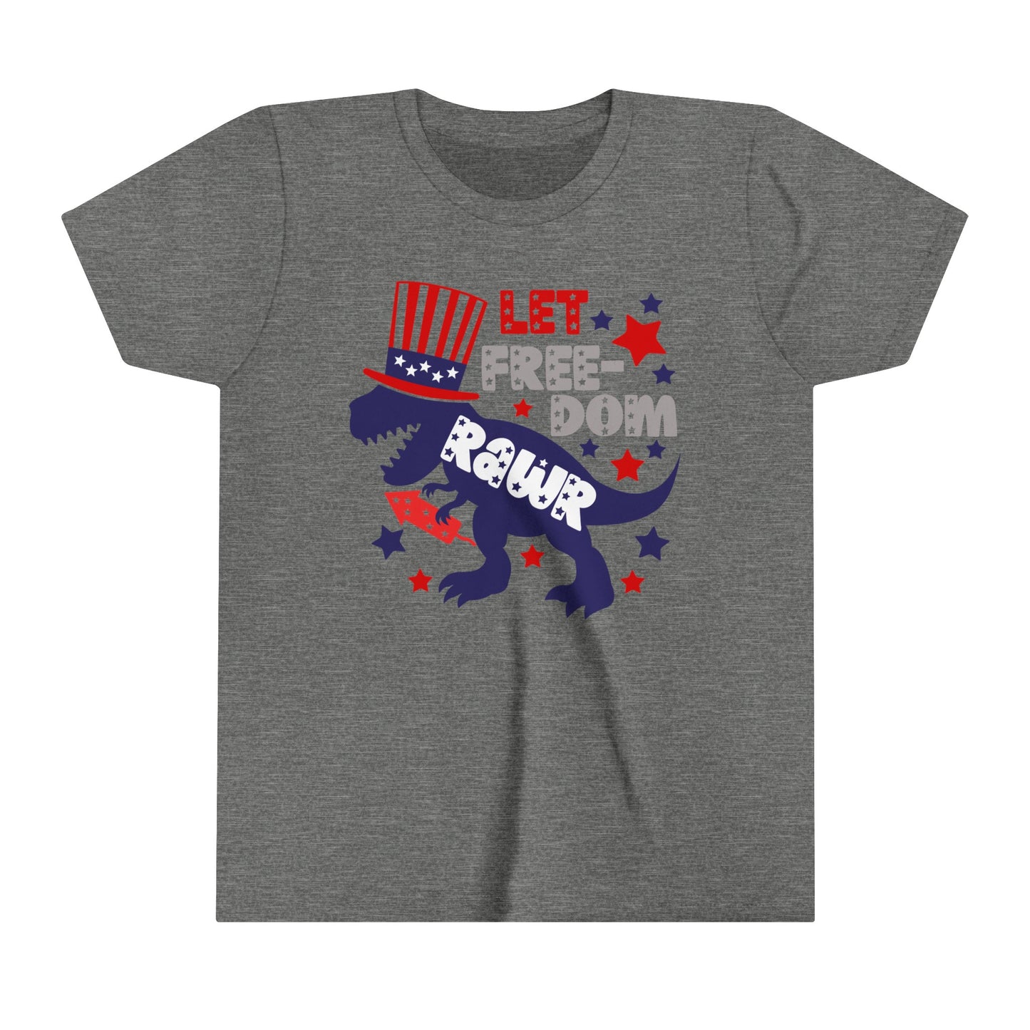 Let Freedom Roar Youth Short Sleeve Tee