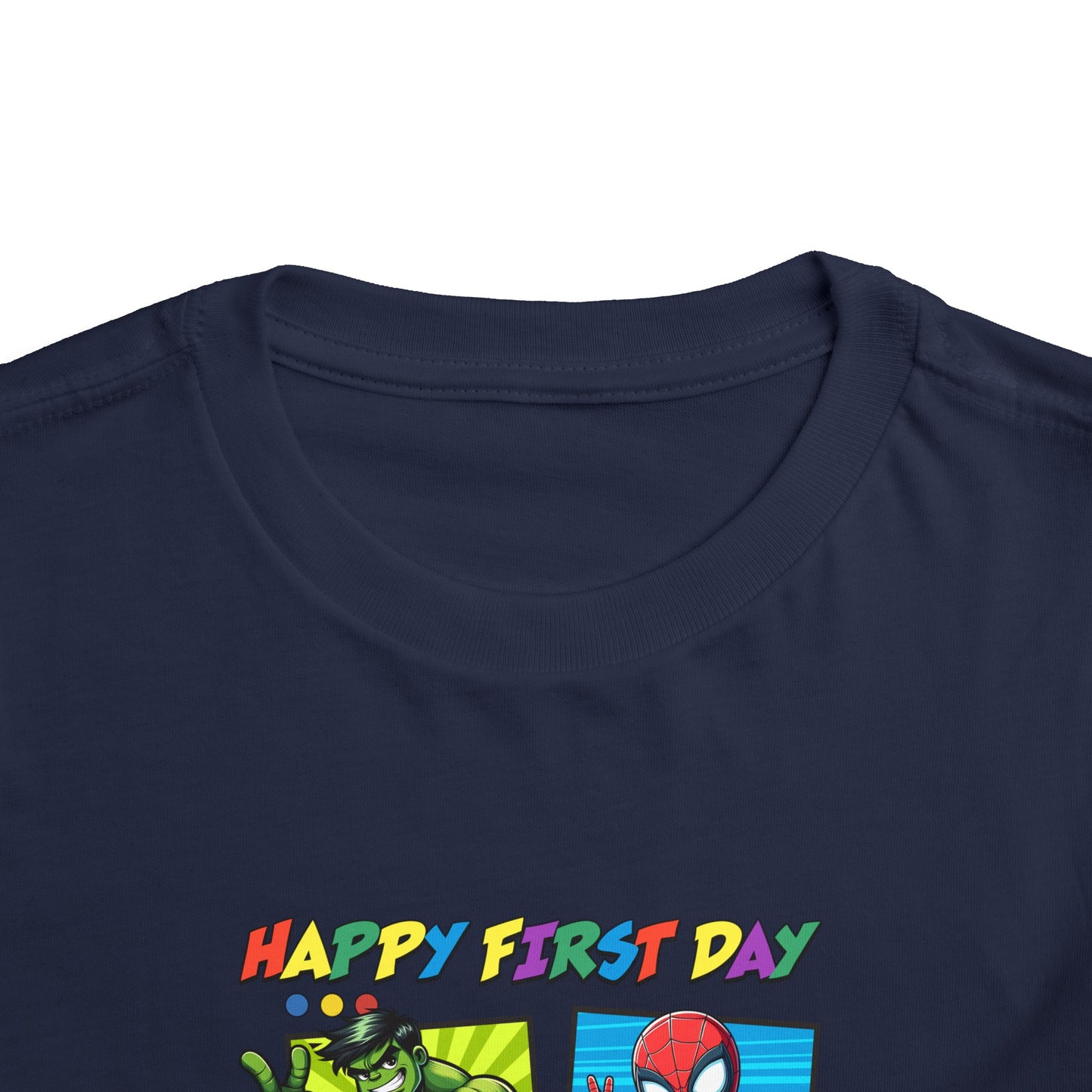 Happy First Day of School Toddler Short Sleeve Tee