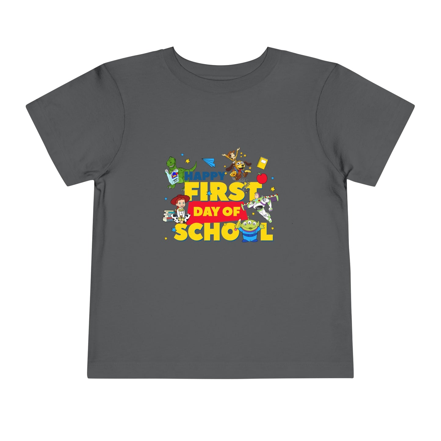Happy First Day of School Toddler Short Sleeve Tee