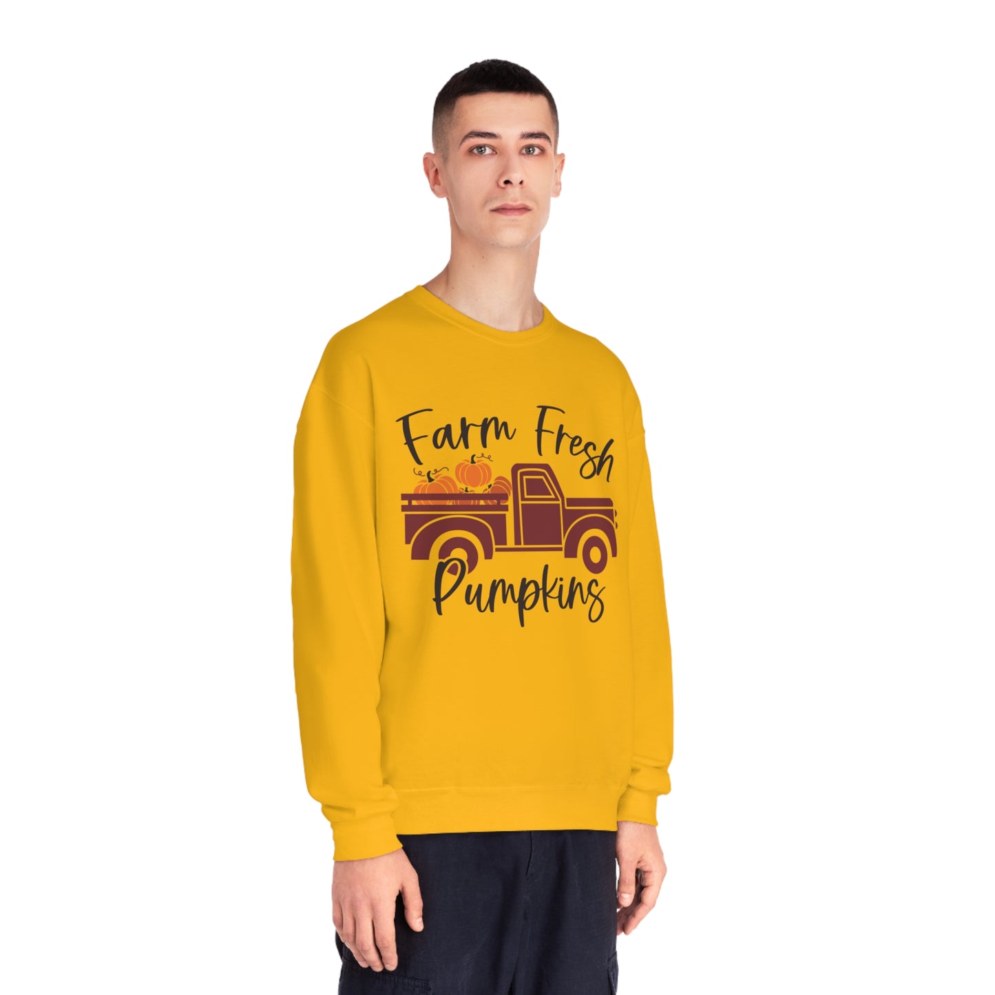 Farm Fresh Pumpkins Crewneck Sweatshirt