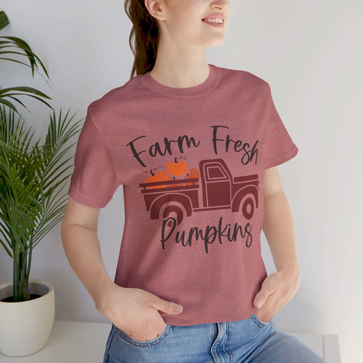 Farm Fresh Pumpkins Jersey Short Sleeve Tee