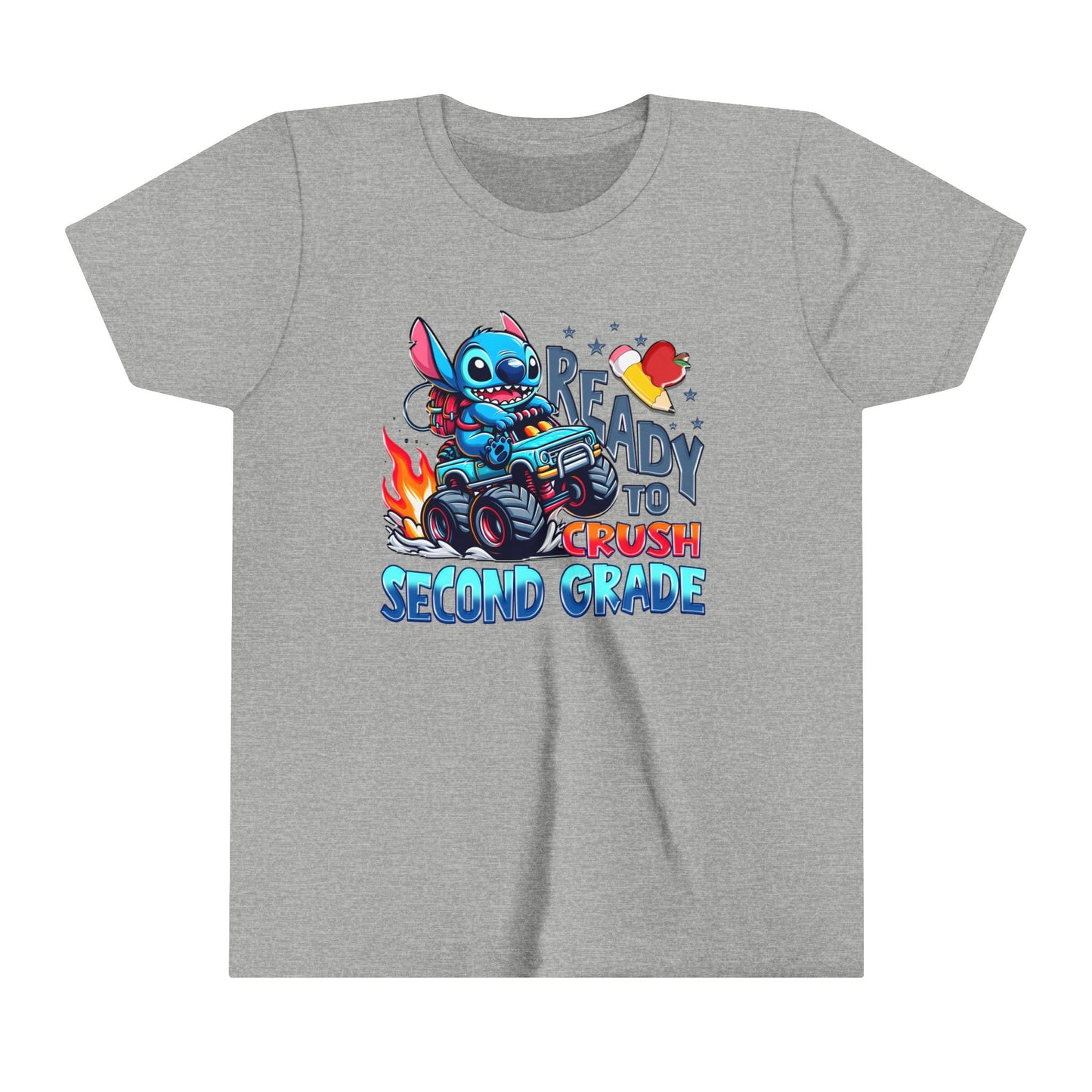 Ready to Crush Second Grade Youth Short Sleeve Tee