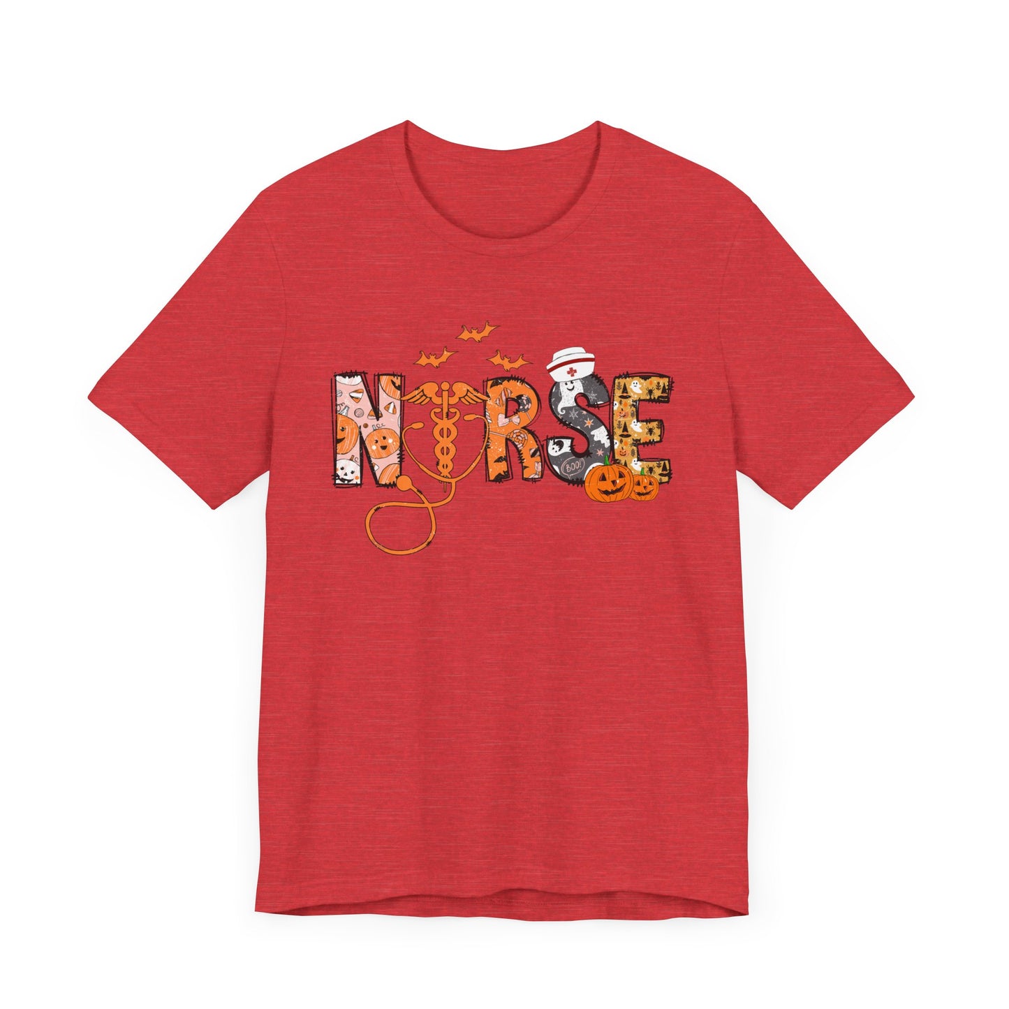 Nurse Halloween Jersey Short Sleeve Tee