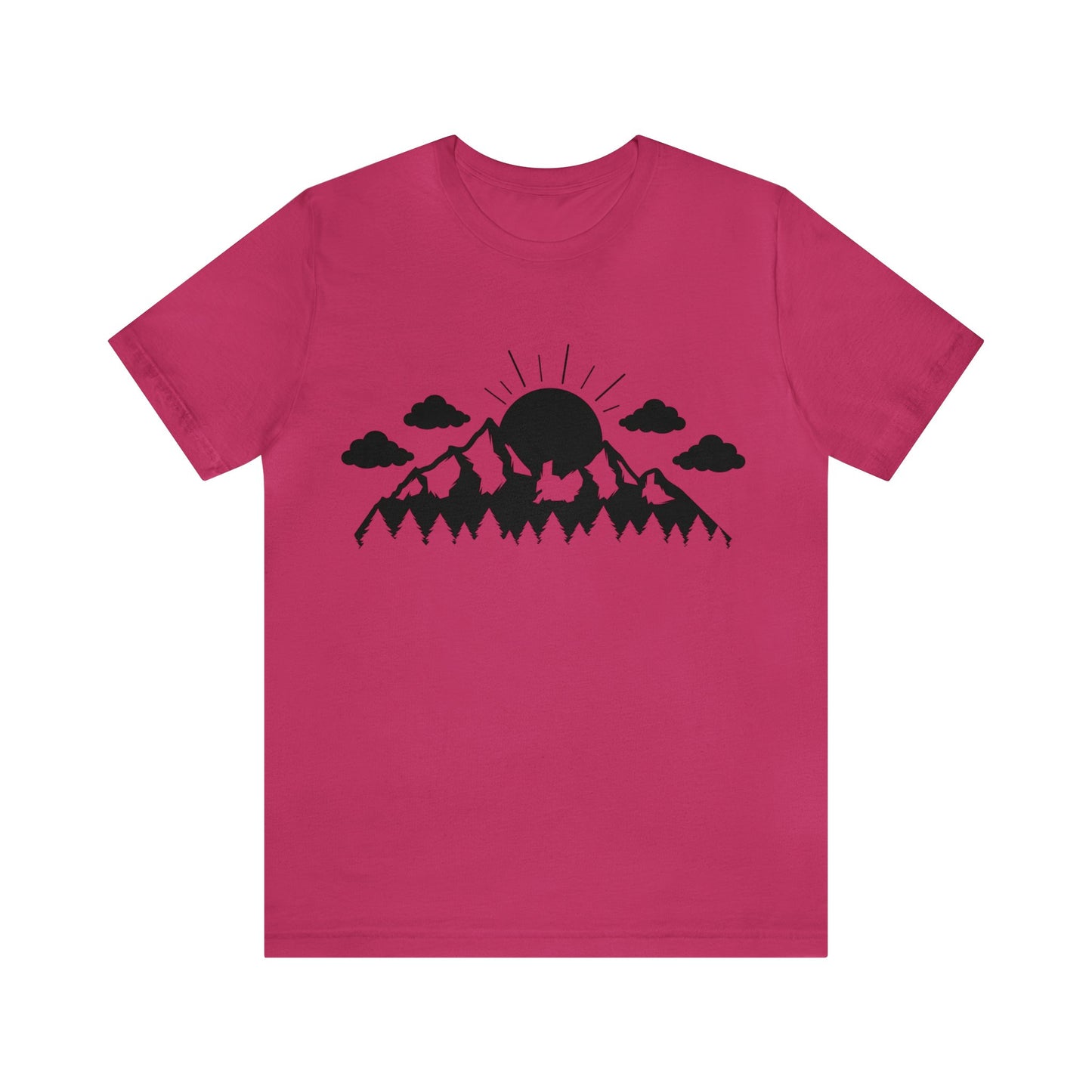 Forest - Mountain - Sun Short Sleeve Tshirt