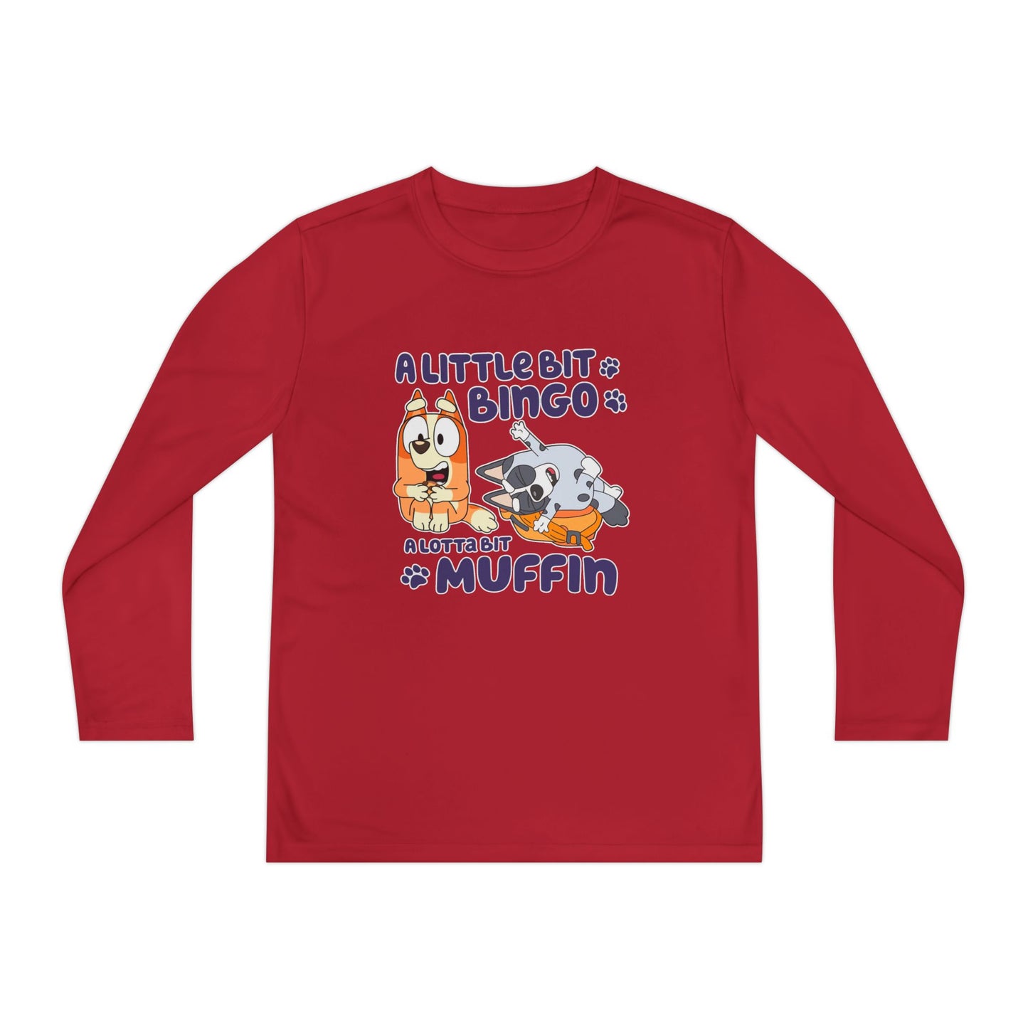 A Little Bit  .. A Lot a bit  Youth Long Sleeve Competitor Tee