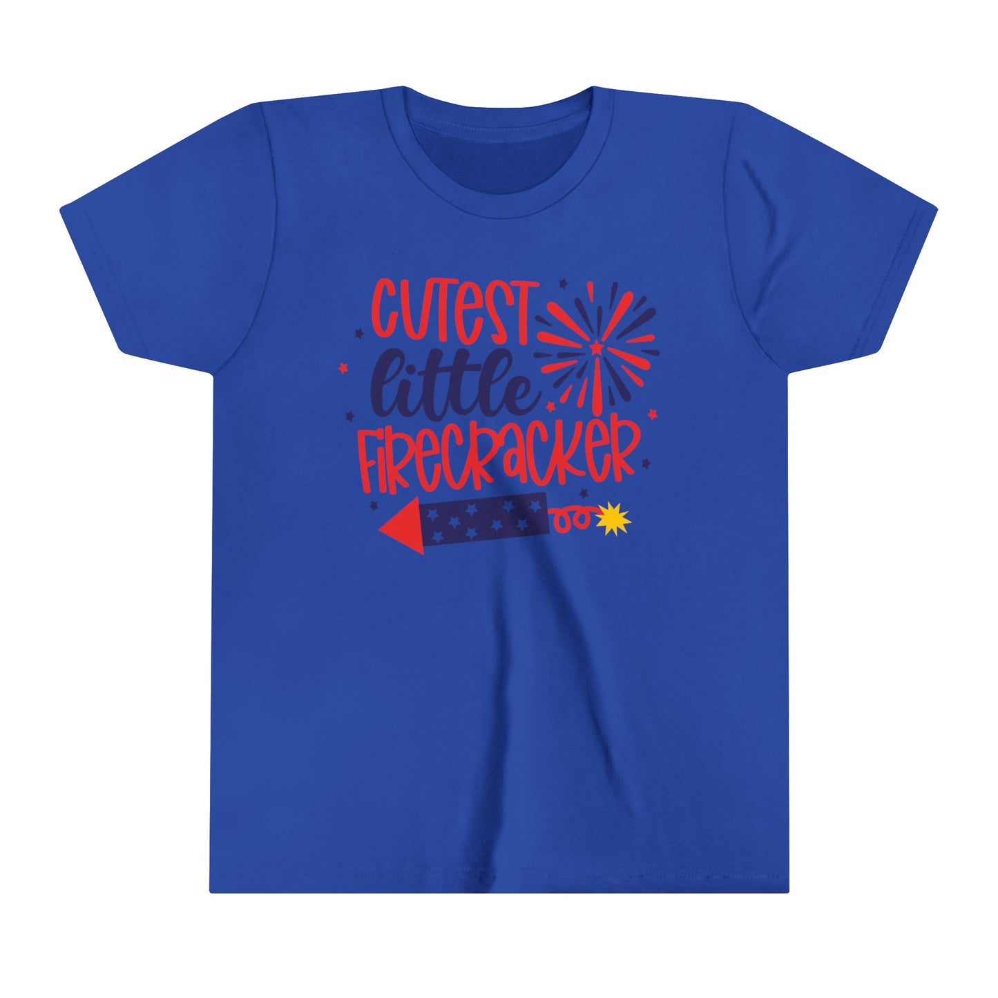 Cutest Little Firecracker Youth Short Sleeve Tee