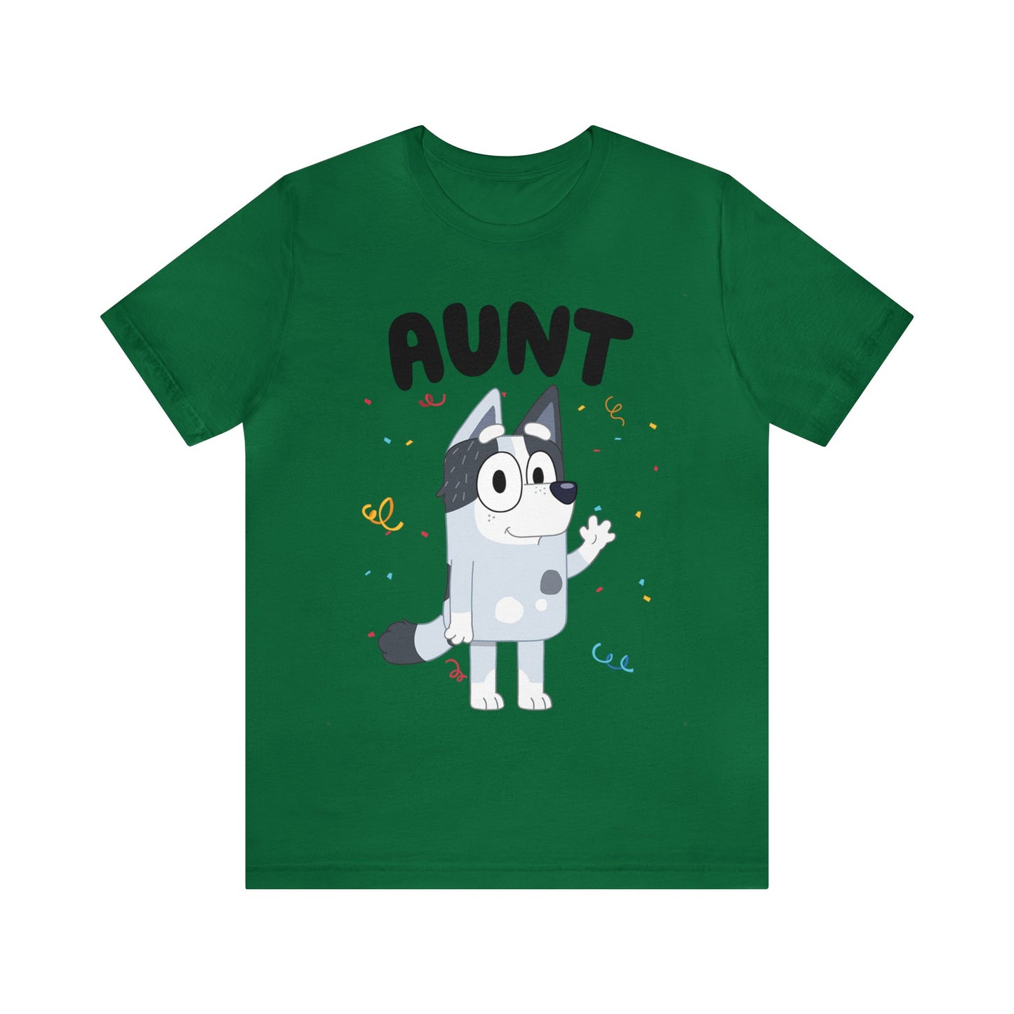 Aunt Bluey Birthday short sleeve Tshirt