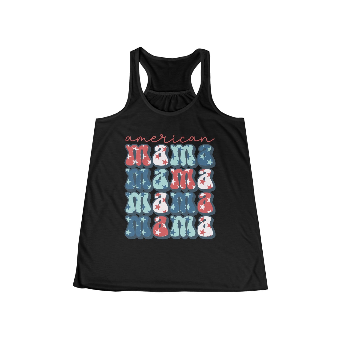 American Mama Women's Flowy Racerback Tank