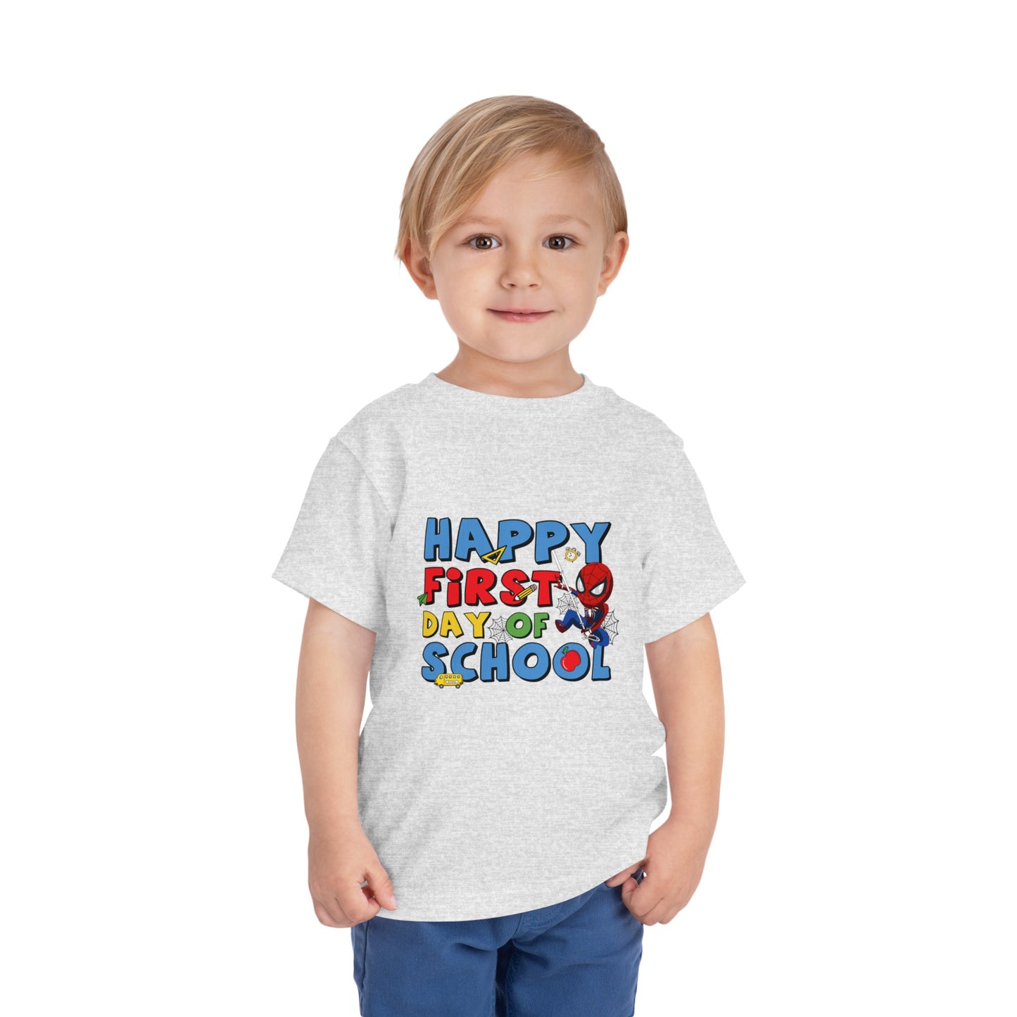 Happy First Day of School Toddler Short Sleeve Tee