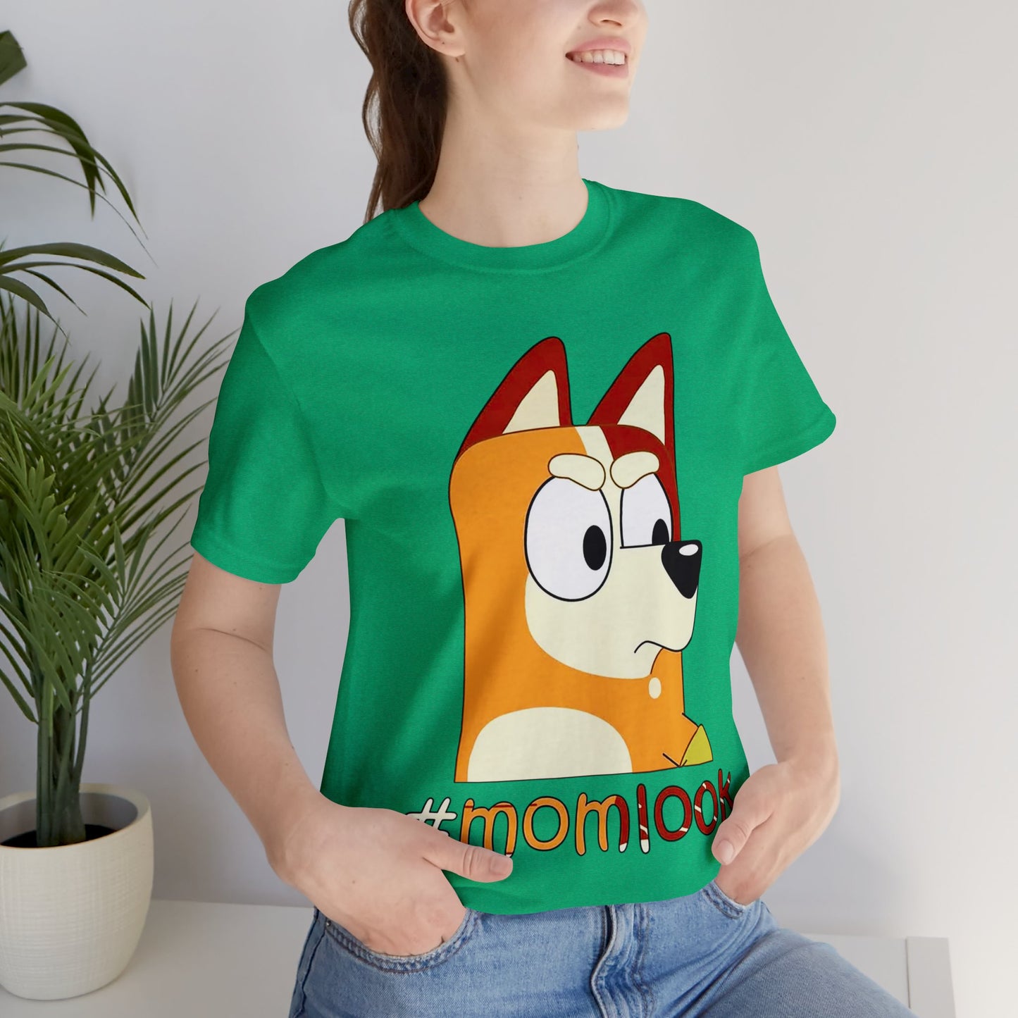 Chilli Heeler #momlook Short Sleeve Tshirt