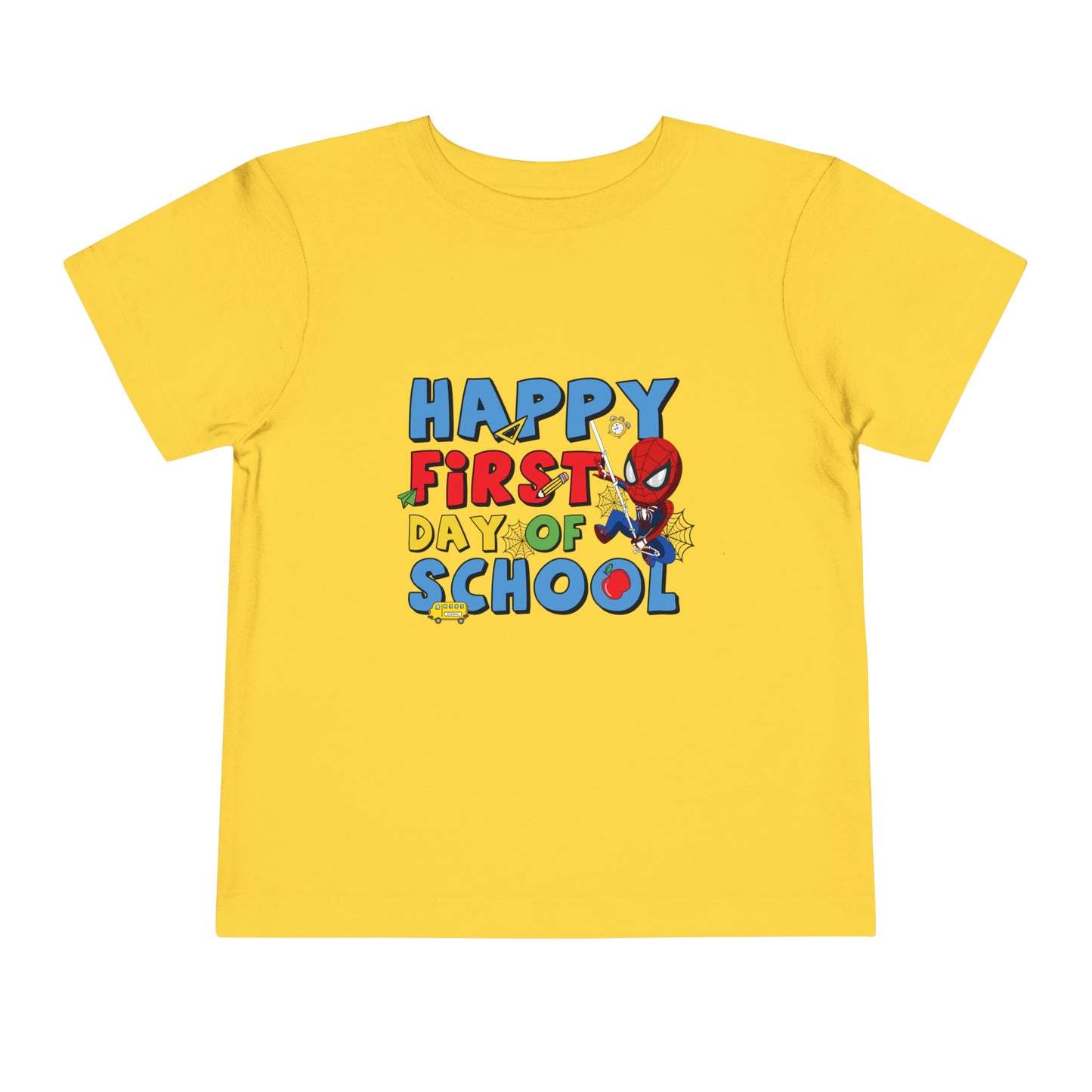 Happy First Day of School Toddler Short Sleeve Tee