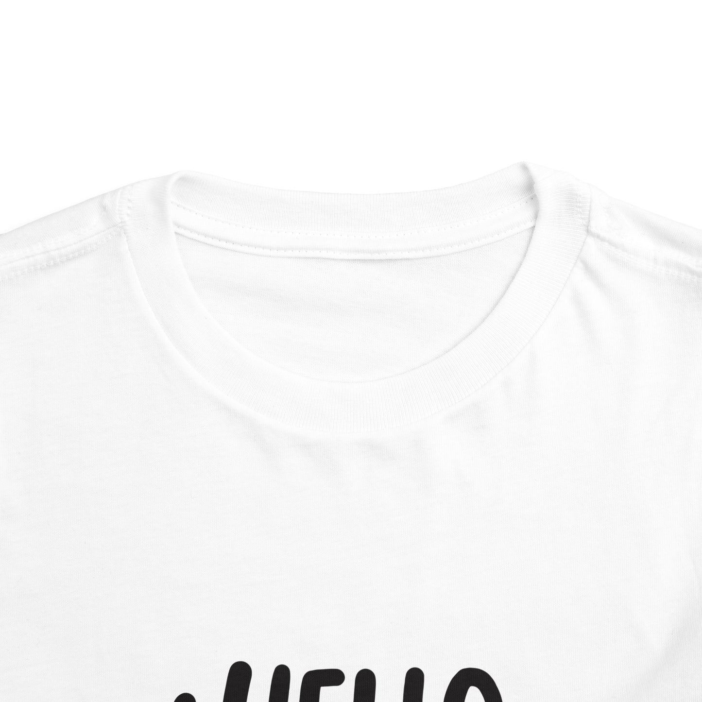 Hello First Day School Toddler Short Sleeve Tee