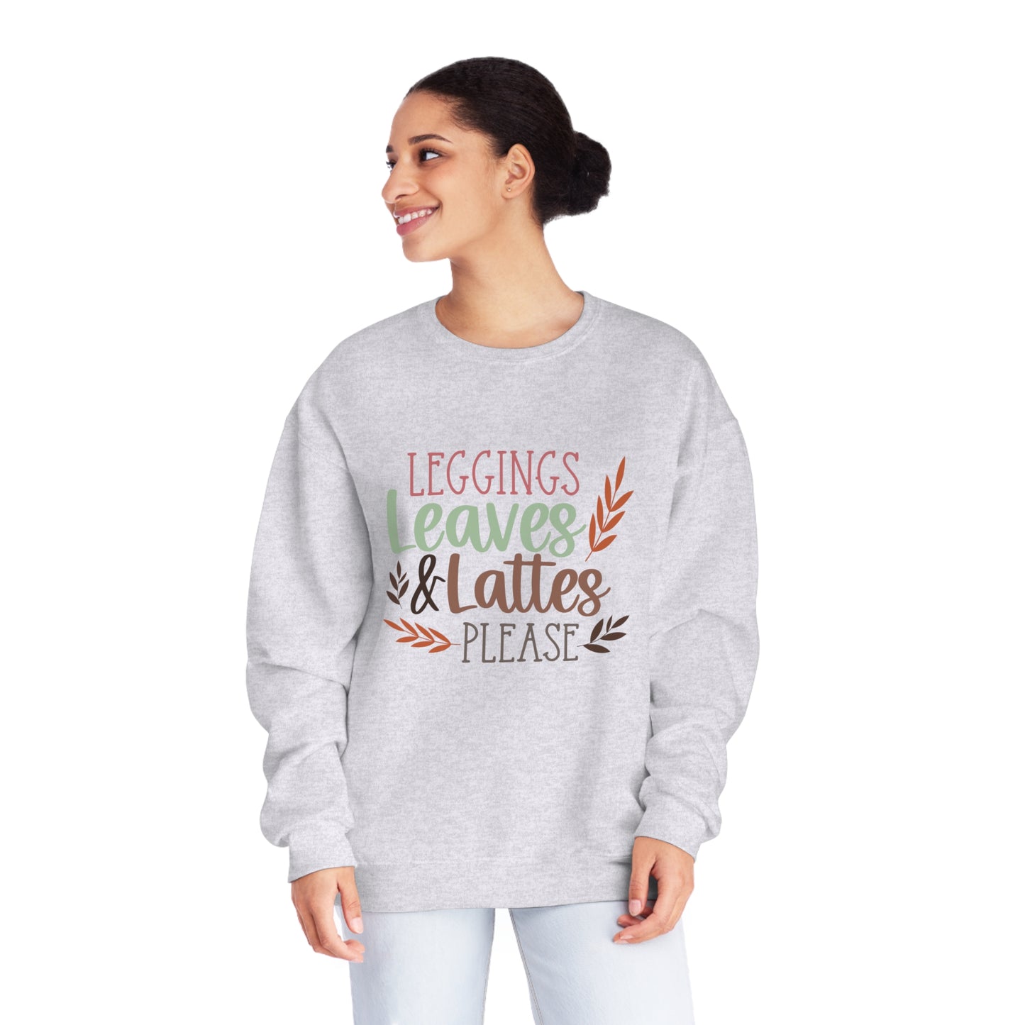 Leggings, Leaves & Lattes Please Crewneck Sweatshirt