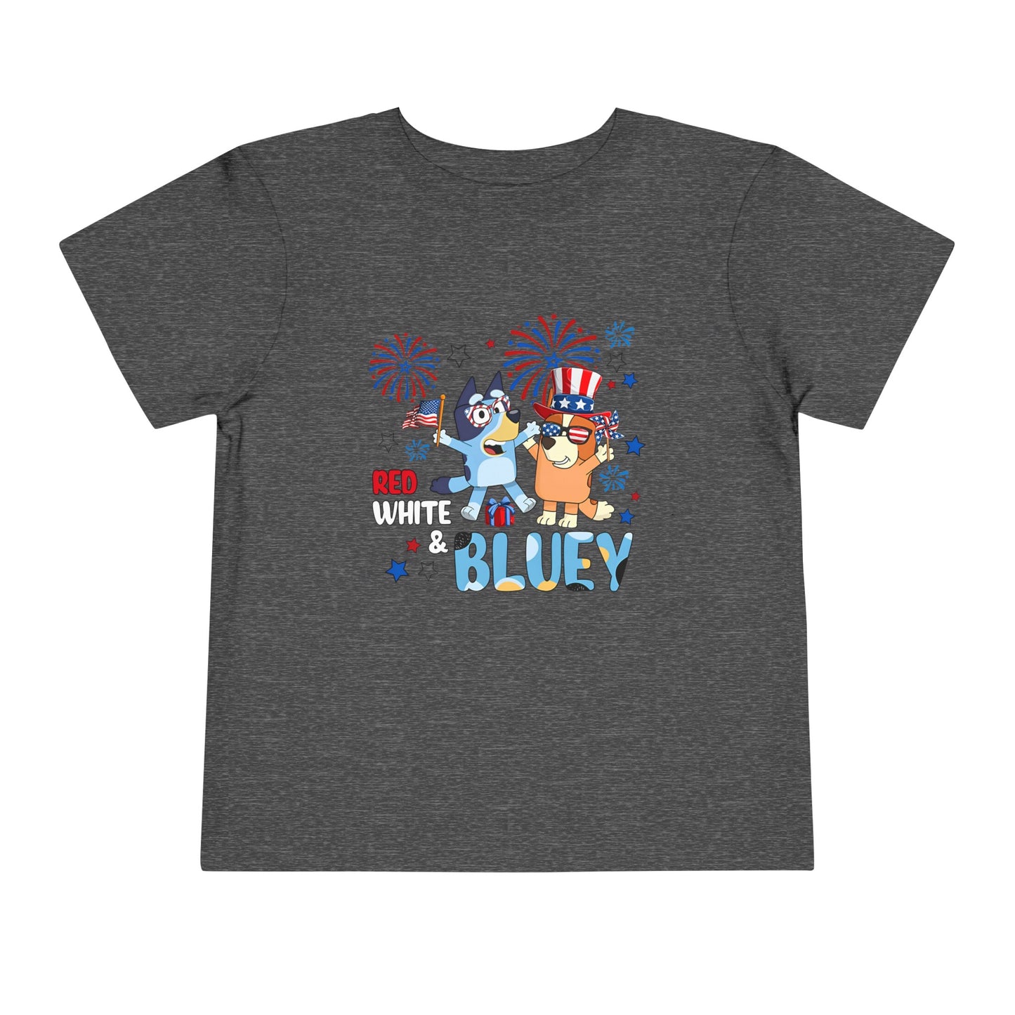 Red, White & Bluey Toddler Short Sleeve Tee