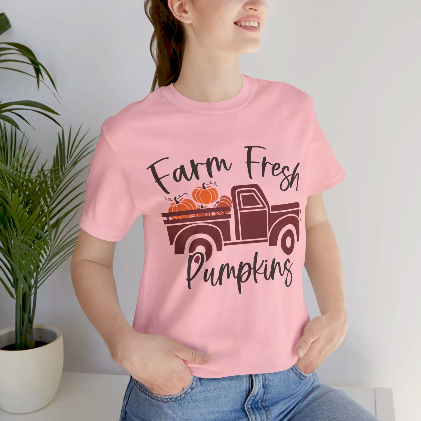 Farm Fresh Pumpkins Jersey Short Sleeve Tee