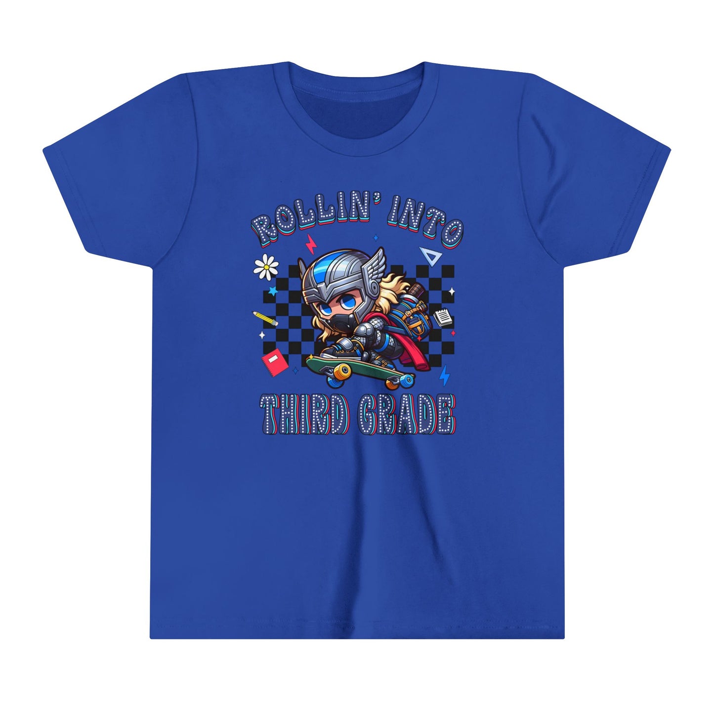 THOR - Rollin' Into 3rd Grade Youth Short Sleeve Tee