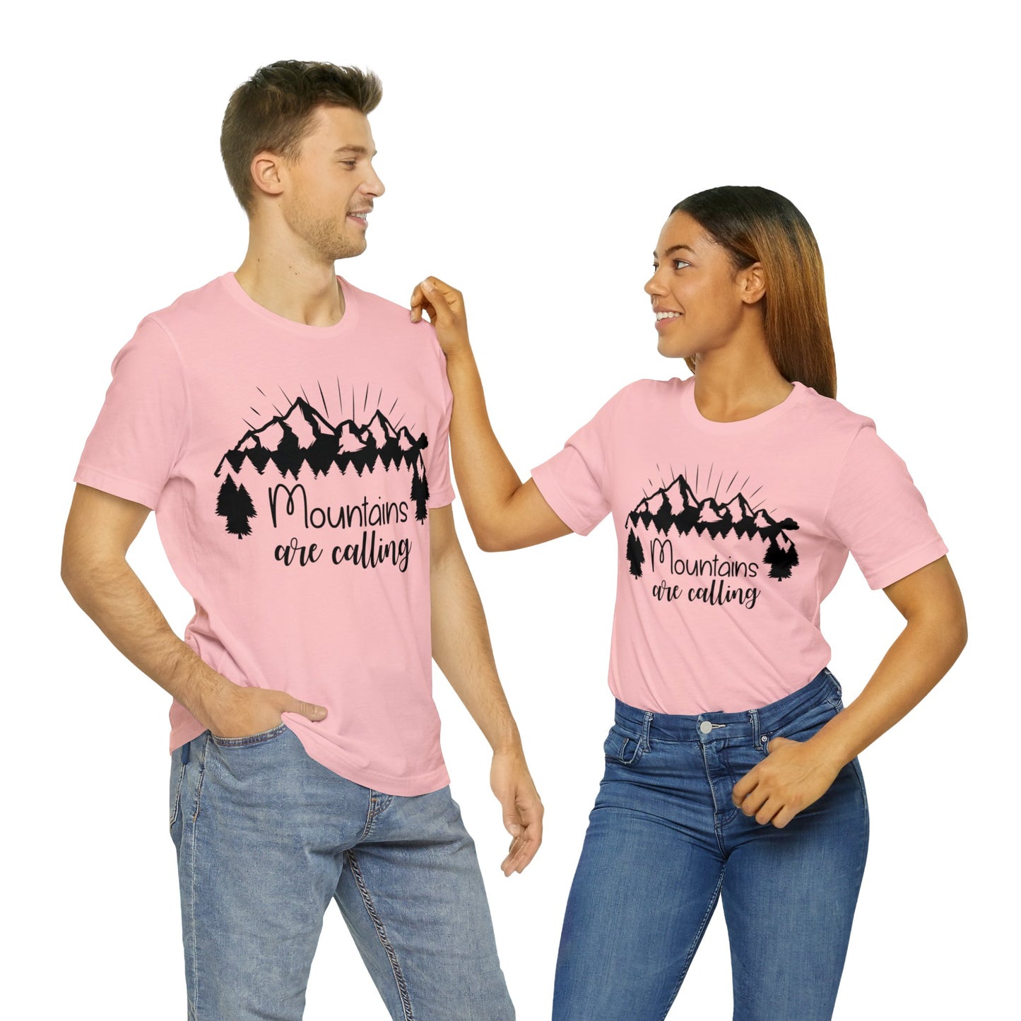 Mountains are Calling Short Sleeve Tshirt