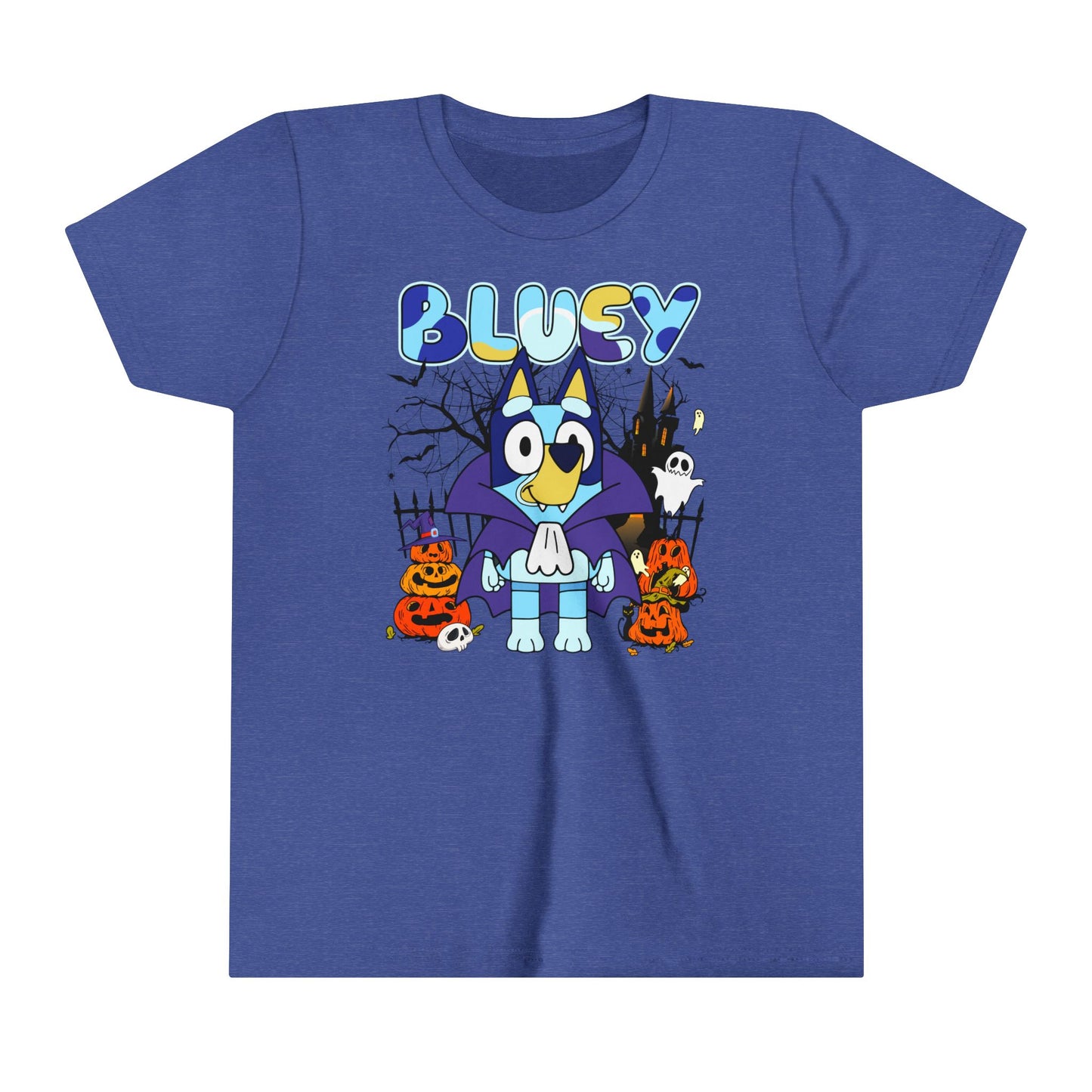 Blue vampire Youth Short Sleeve Tee
