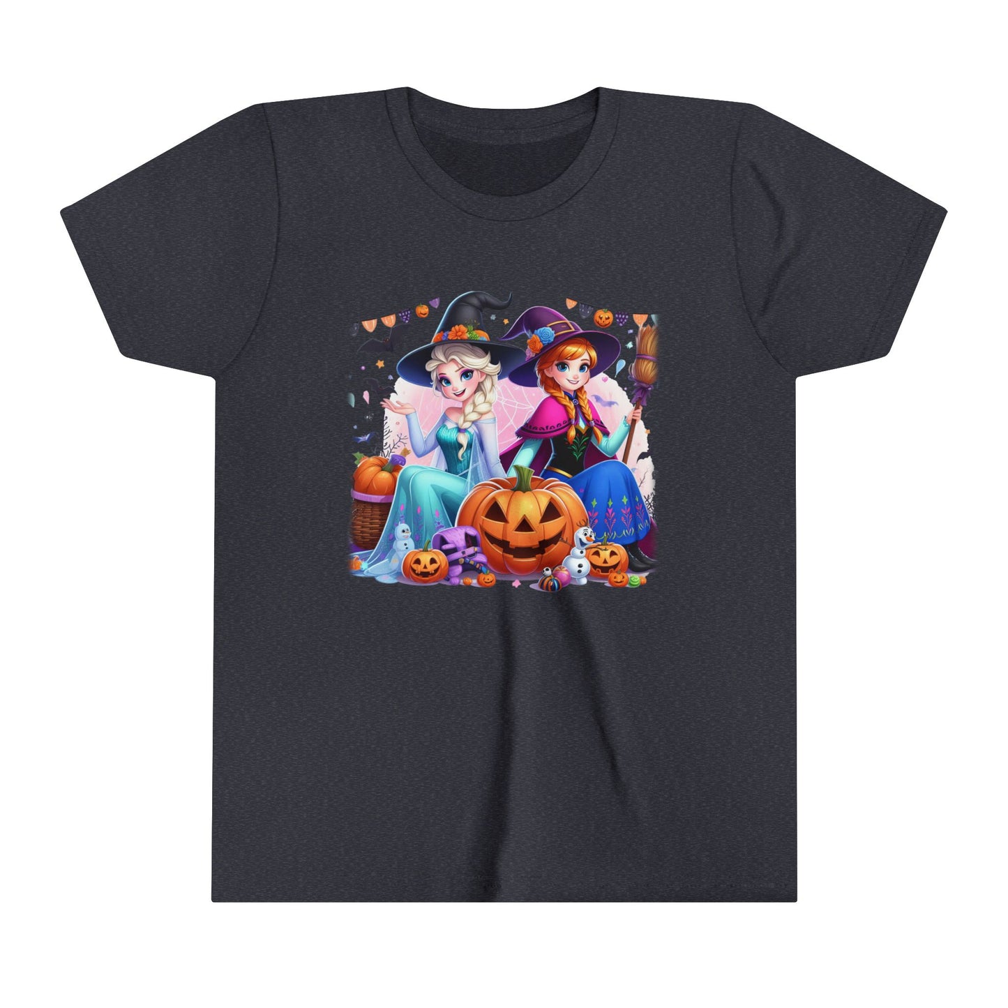 Elsa & Anna Youth Short Sleeve Tee