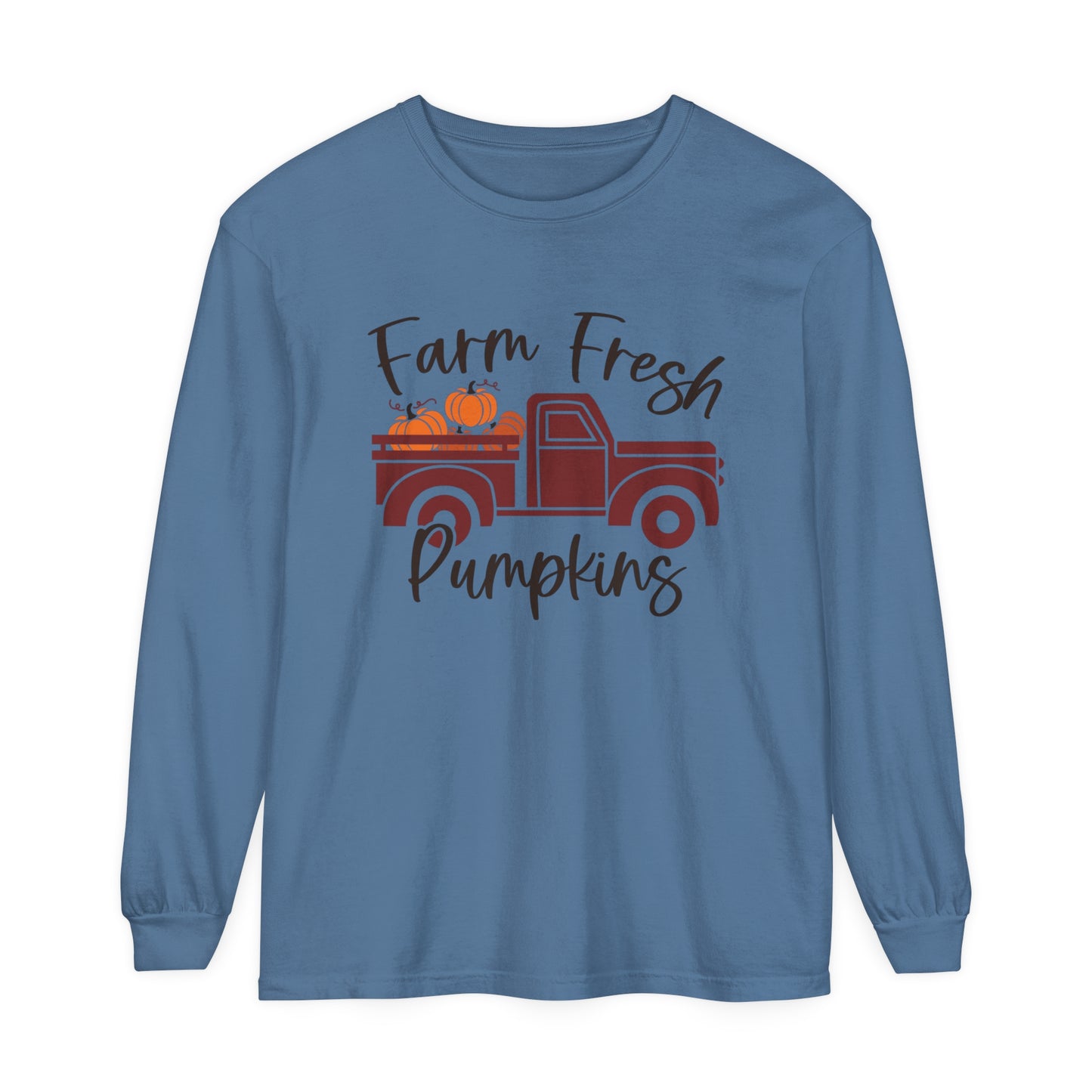 Farm Fresh Pumpkins Long Sleeve T-Shirt