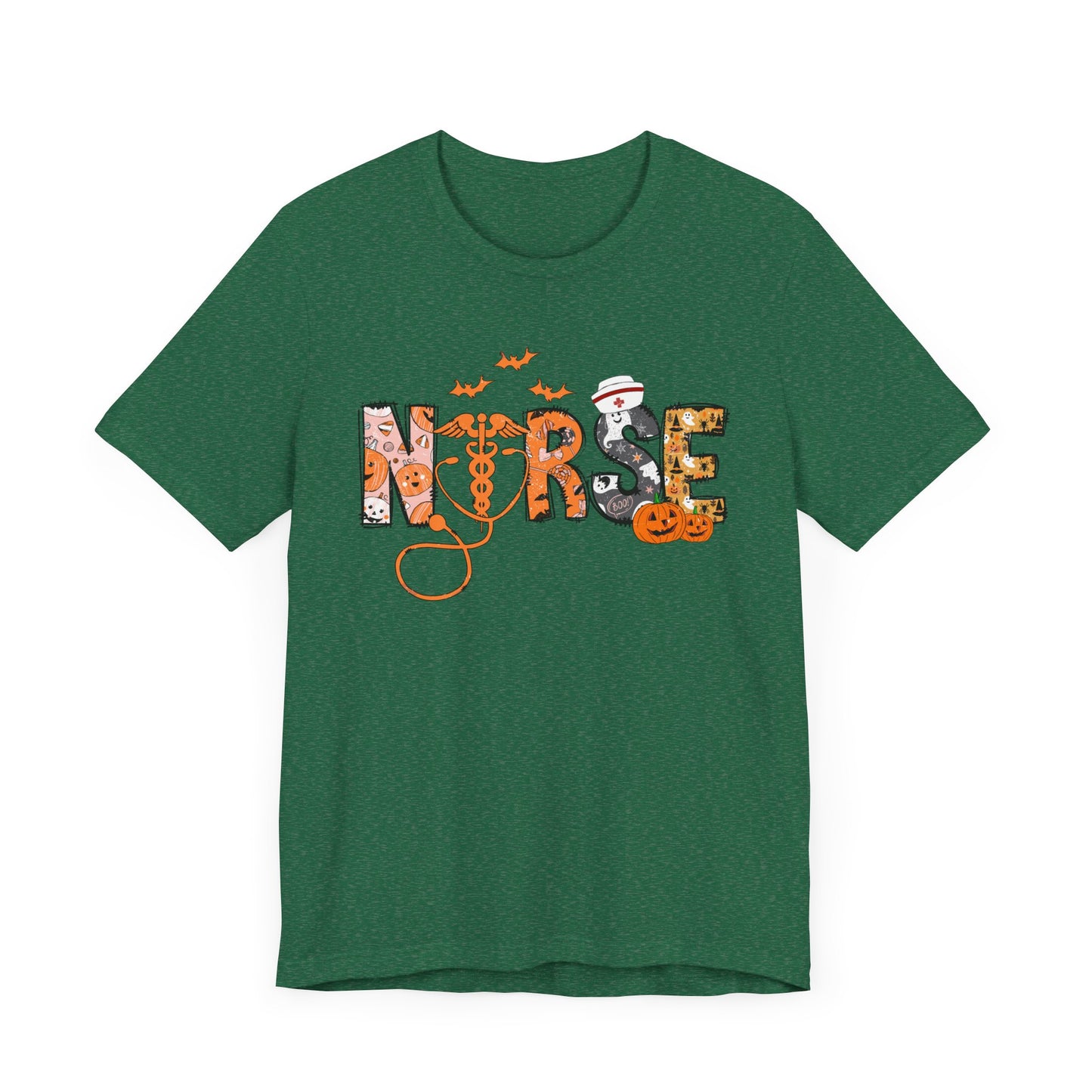 Nurse Halloween Jersey Short Sleeve Tee
