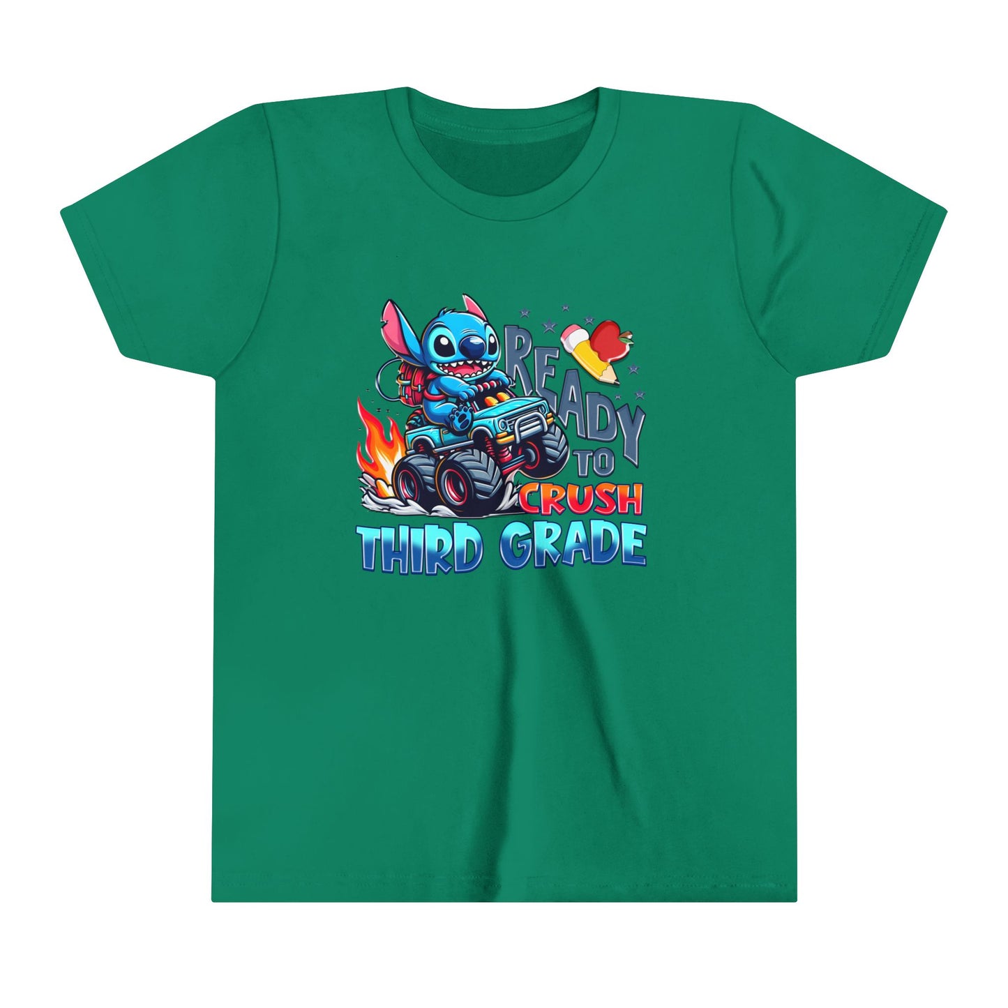 Ready to Crush Third Grade Youth Short Sleeve Tee
