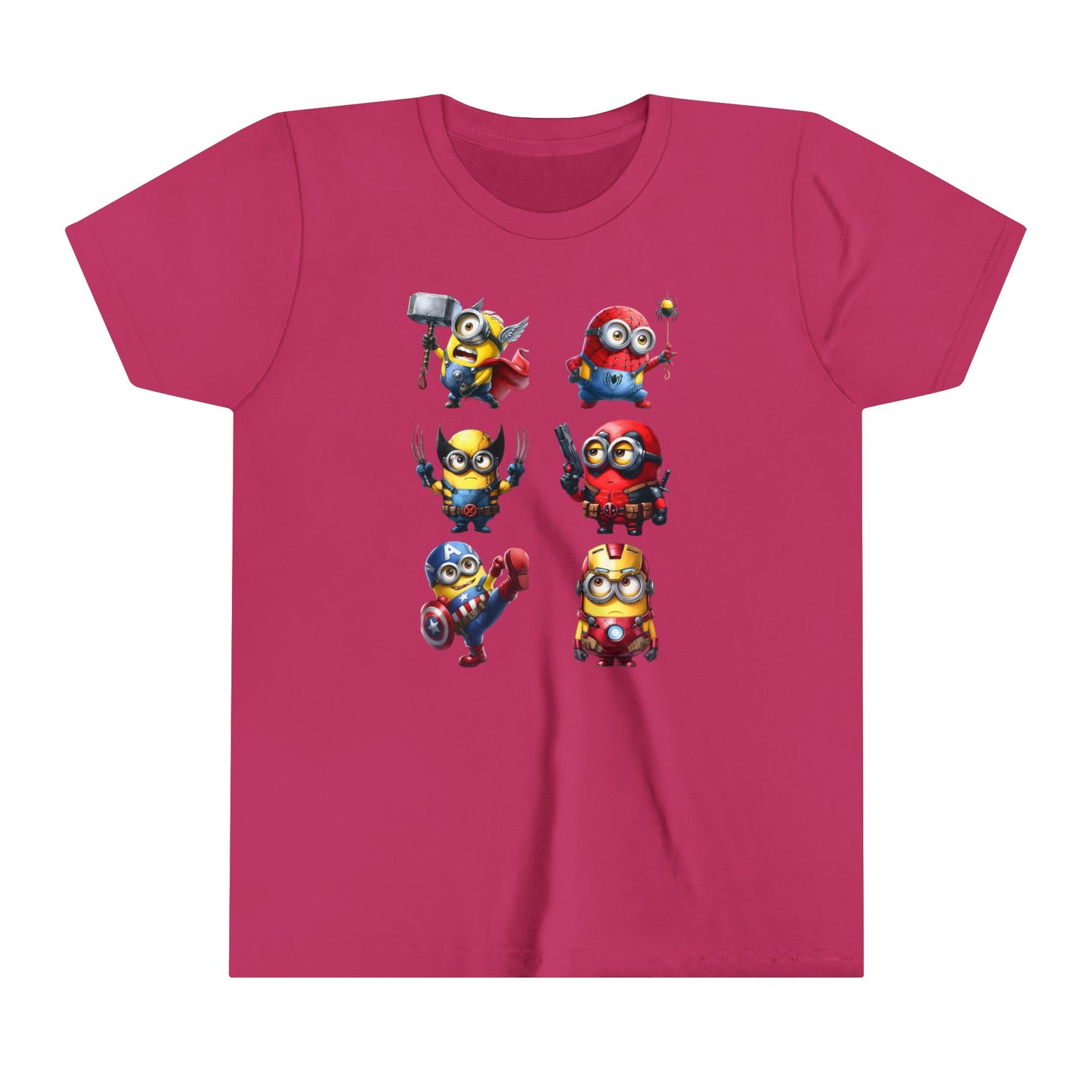 Marvel minions Youth Short Sleeve Tee