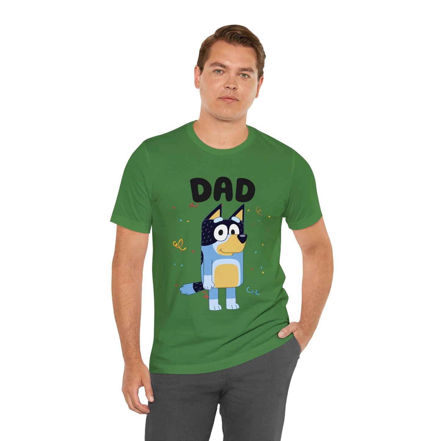 Dad Bluey Birthday Short sleeve Tshirt