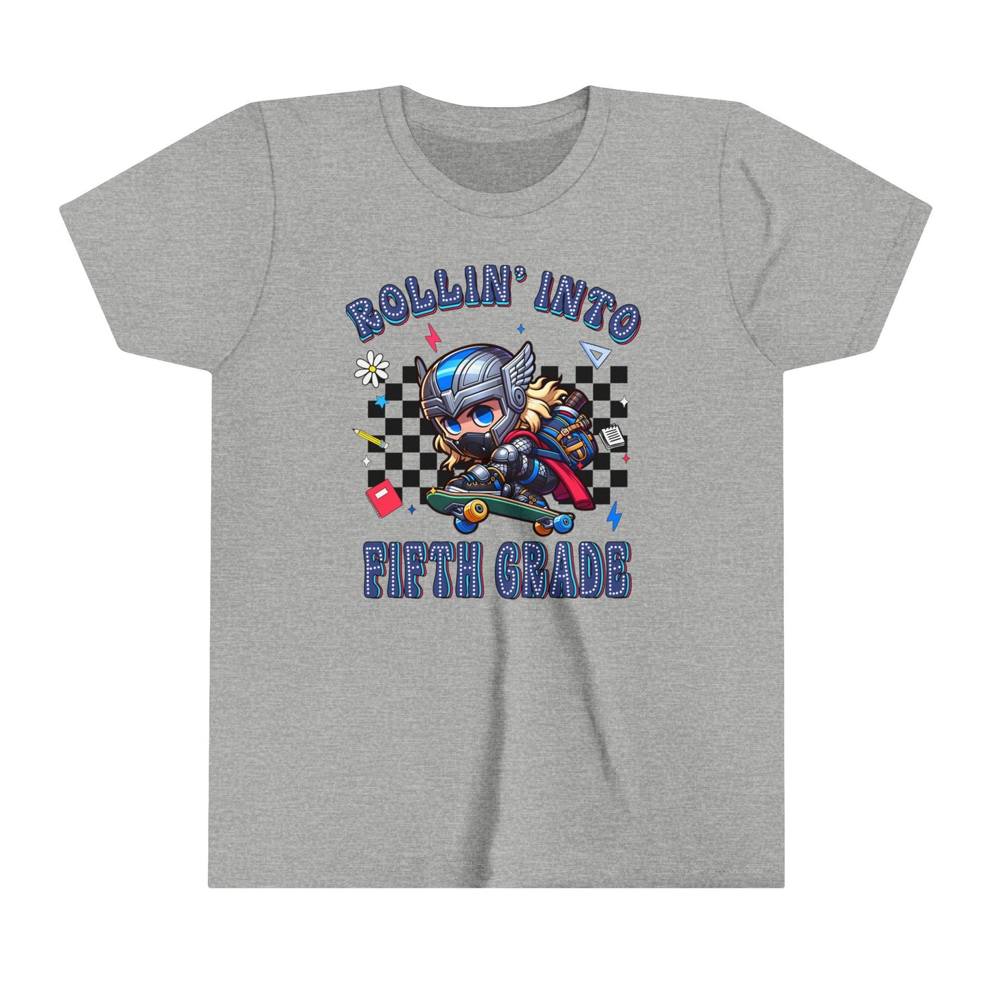 THOR - Rollin' Into 5th Grade Youth Short Sleeve Tee