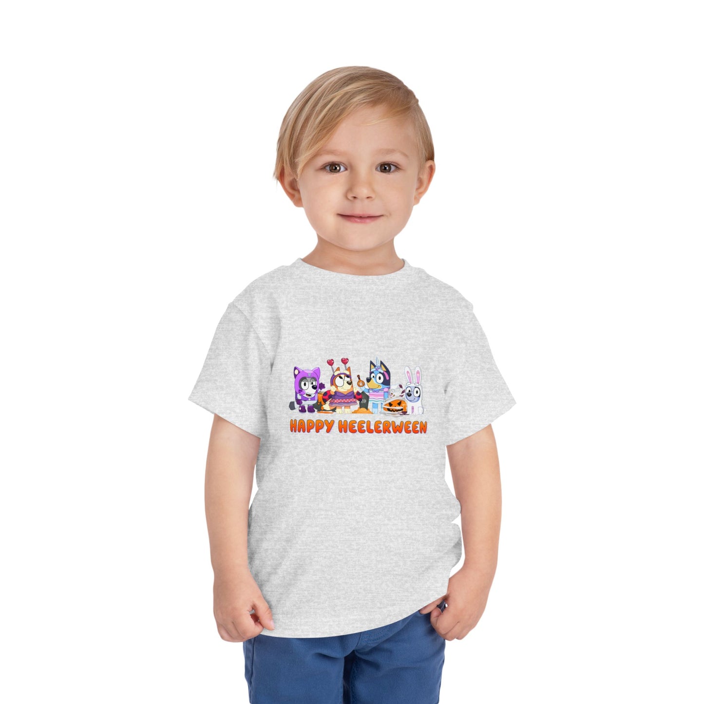 Happy Heelerween Toddler Short Sleeve Tee
