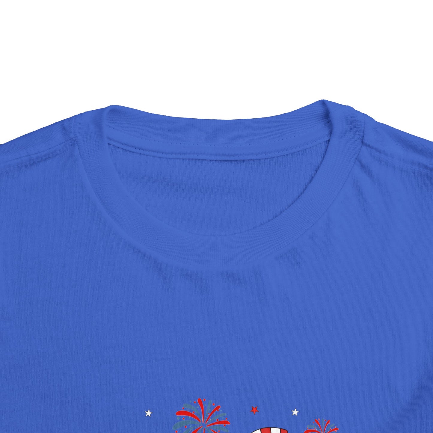 Happy 4th of July Toddler Short Sleeve Tee