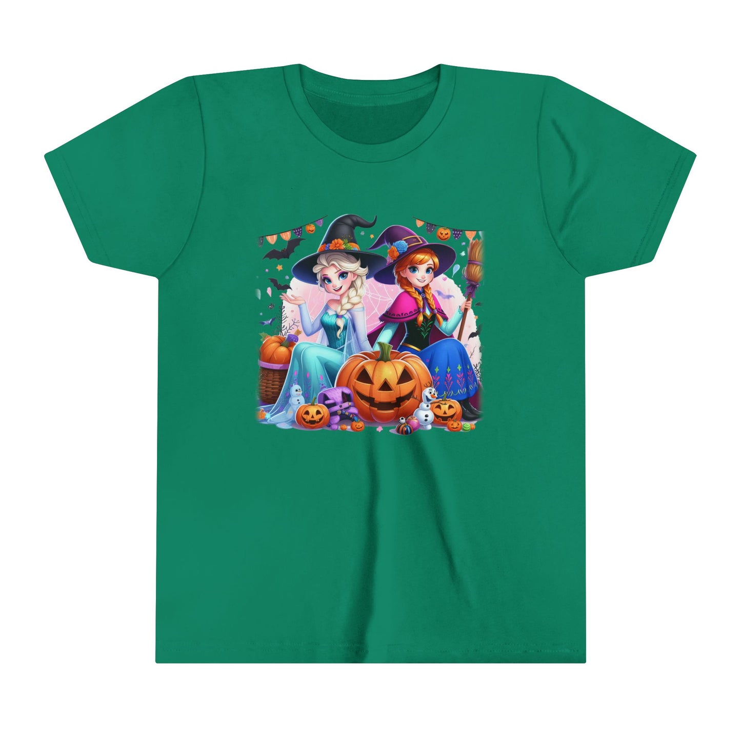 Elsa & Anna Youth Short Sleeve Tee