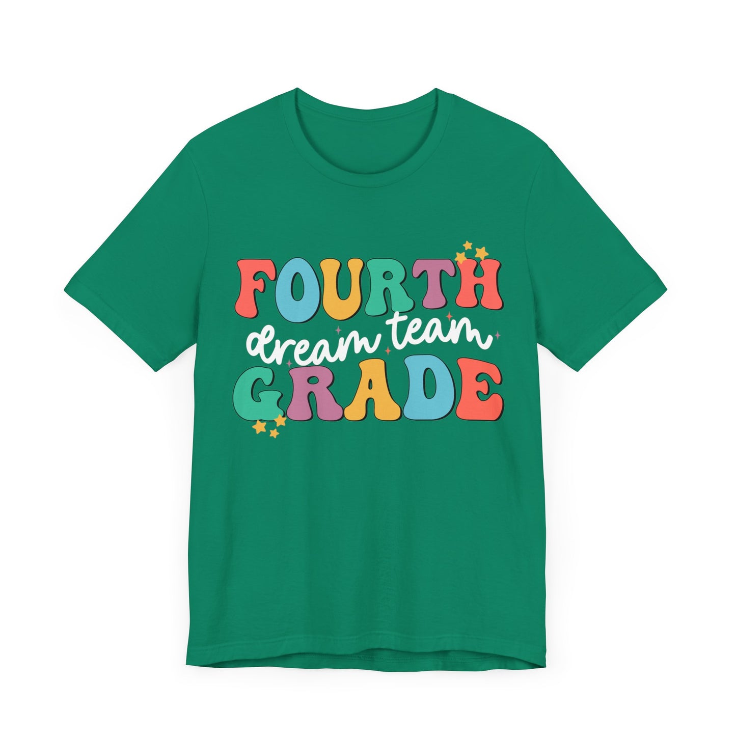 Fourth Grade Dream Team Jersey Short Sleeve Tee