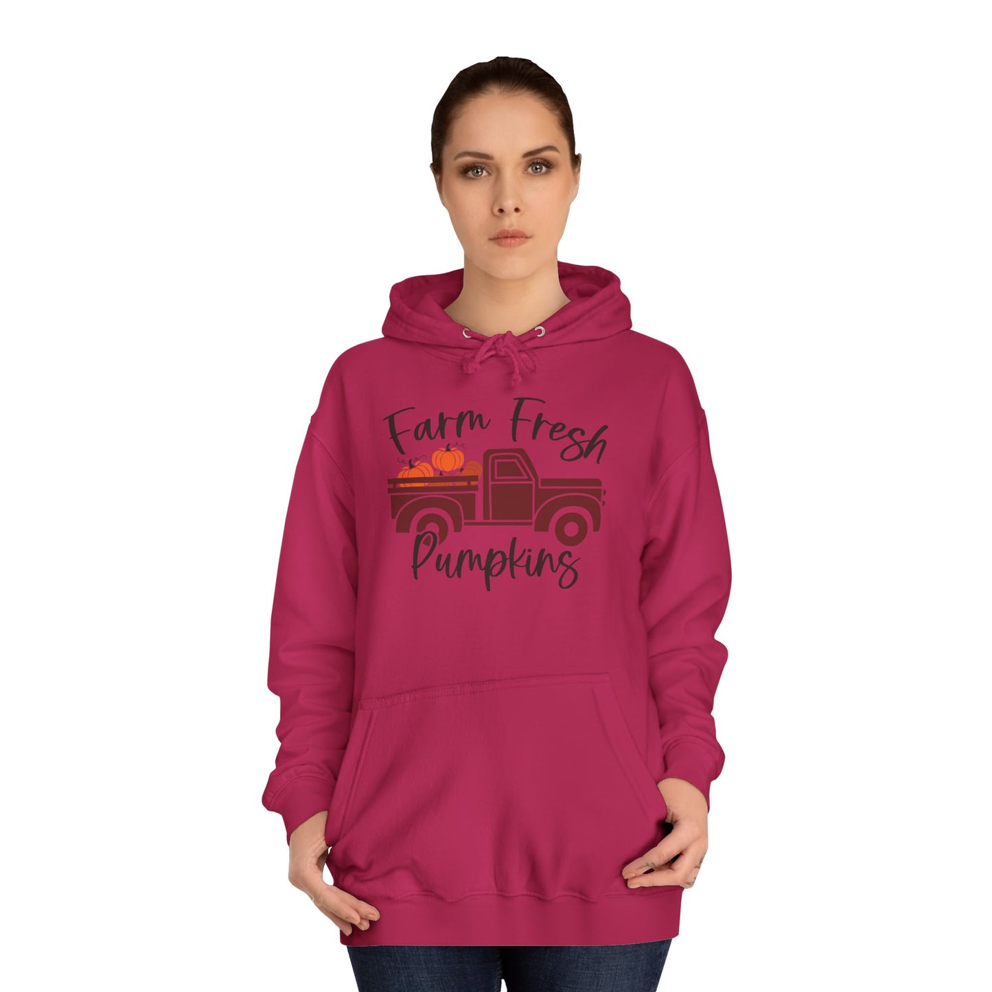 Farm Fresh Pumpkins College Hoodie
