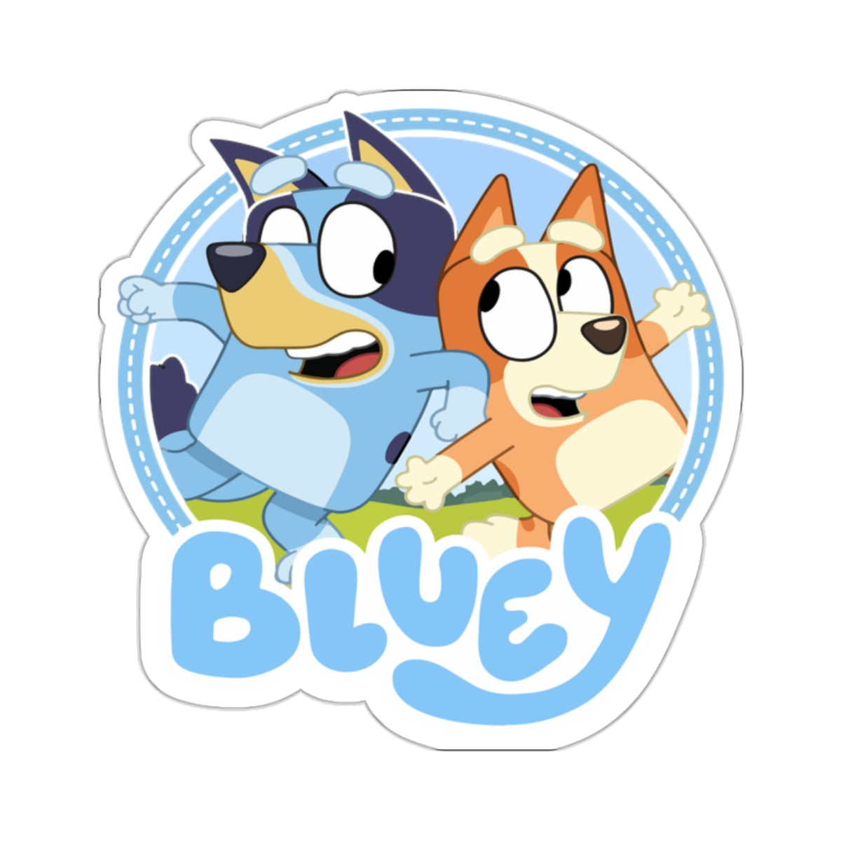 BLUEY Kiss-Cut Stickers