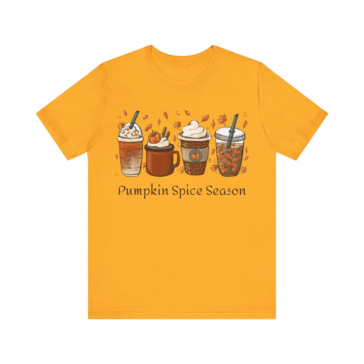 Pumpkin Spice Season Jersey Short Sleeve Tee