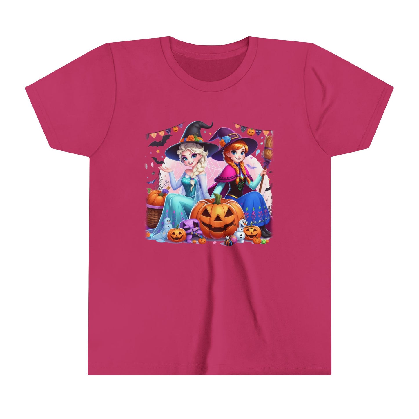 Elsa & Anna Youth Short Sleeve Tee
