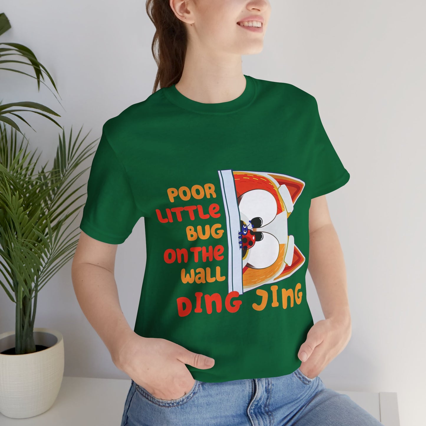 Poor little bug ... DING JING Jersey Short Sleeve Tee